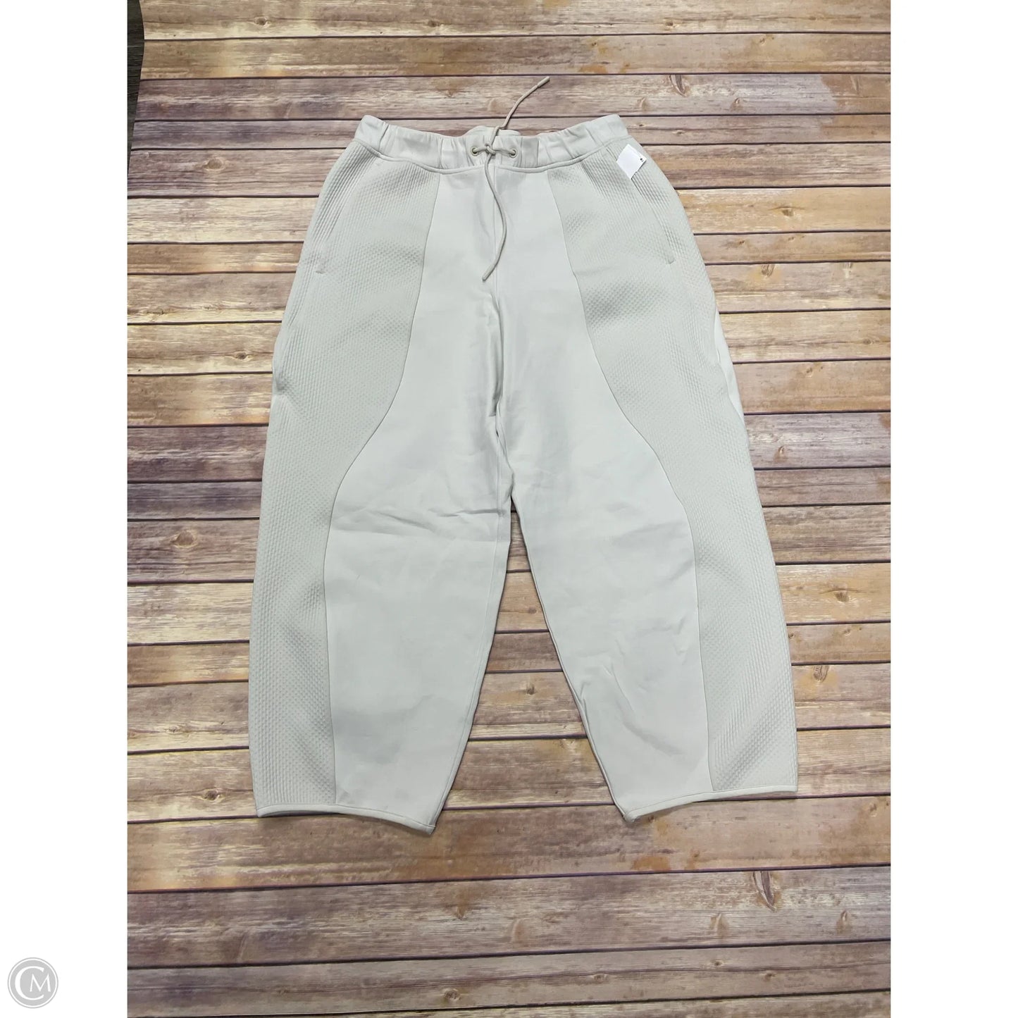 Athletic Pants By Lululemon In Ivory, Size: L