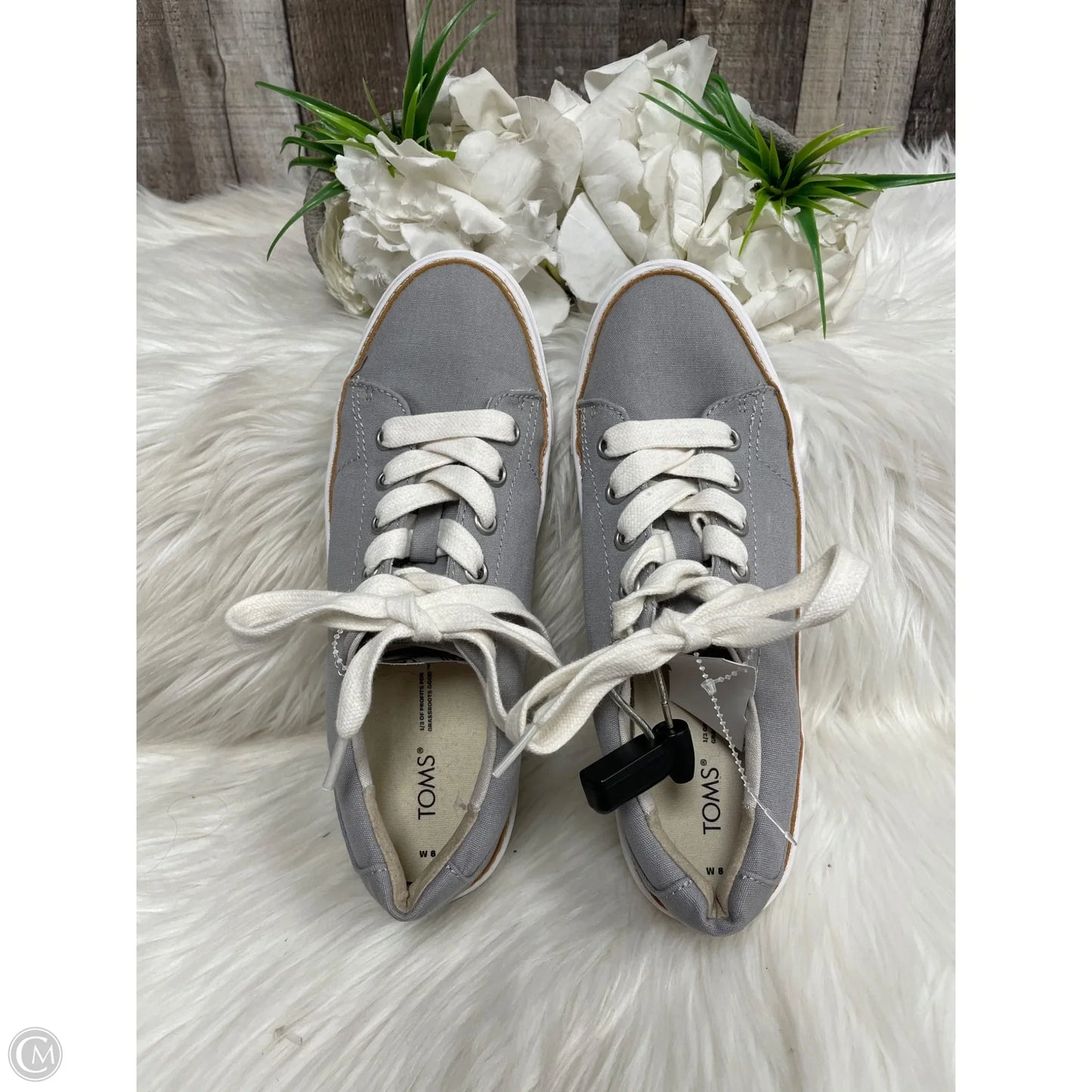 Shoes Sneakers By Toms In Grey, Size: 8