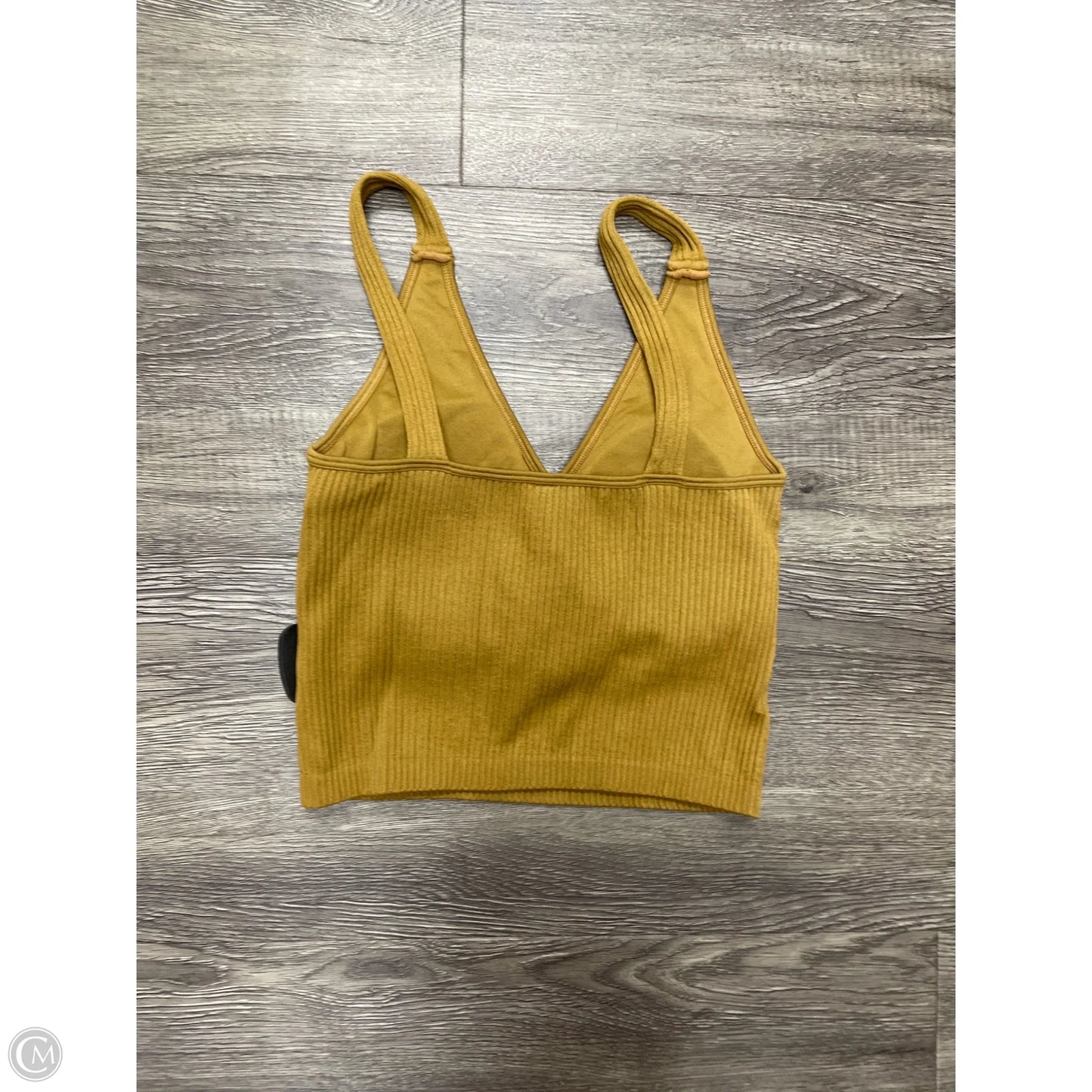 Top Sleeveless By Wishlist In Gold, Size: M