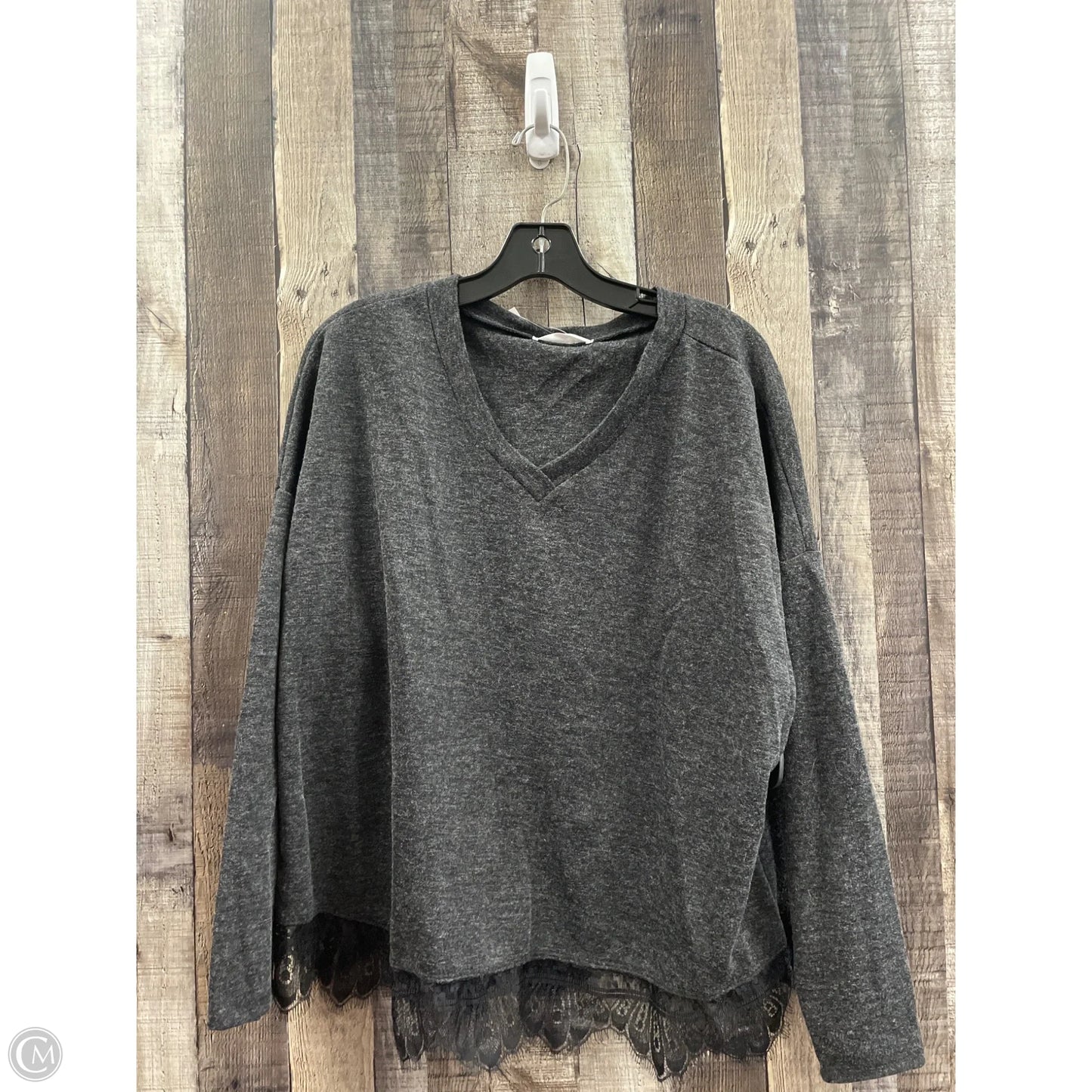 Top Long Sleeve By Ces Femme In Black, Size: S