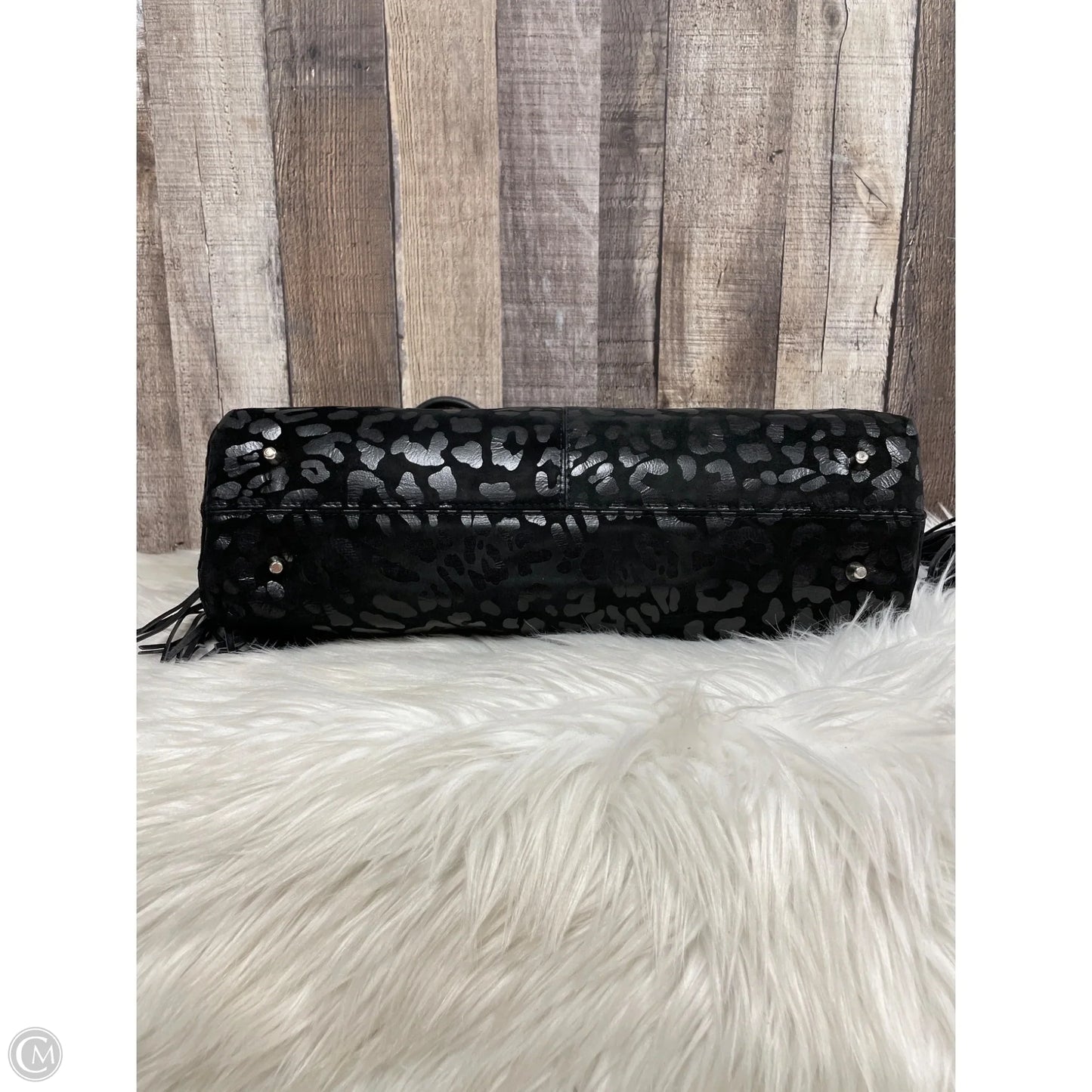 Handbag Leather By Cme, Size: Medium