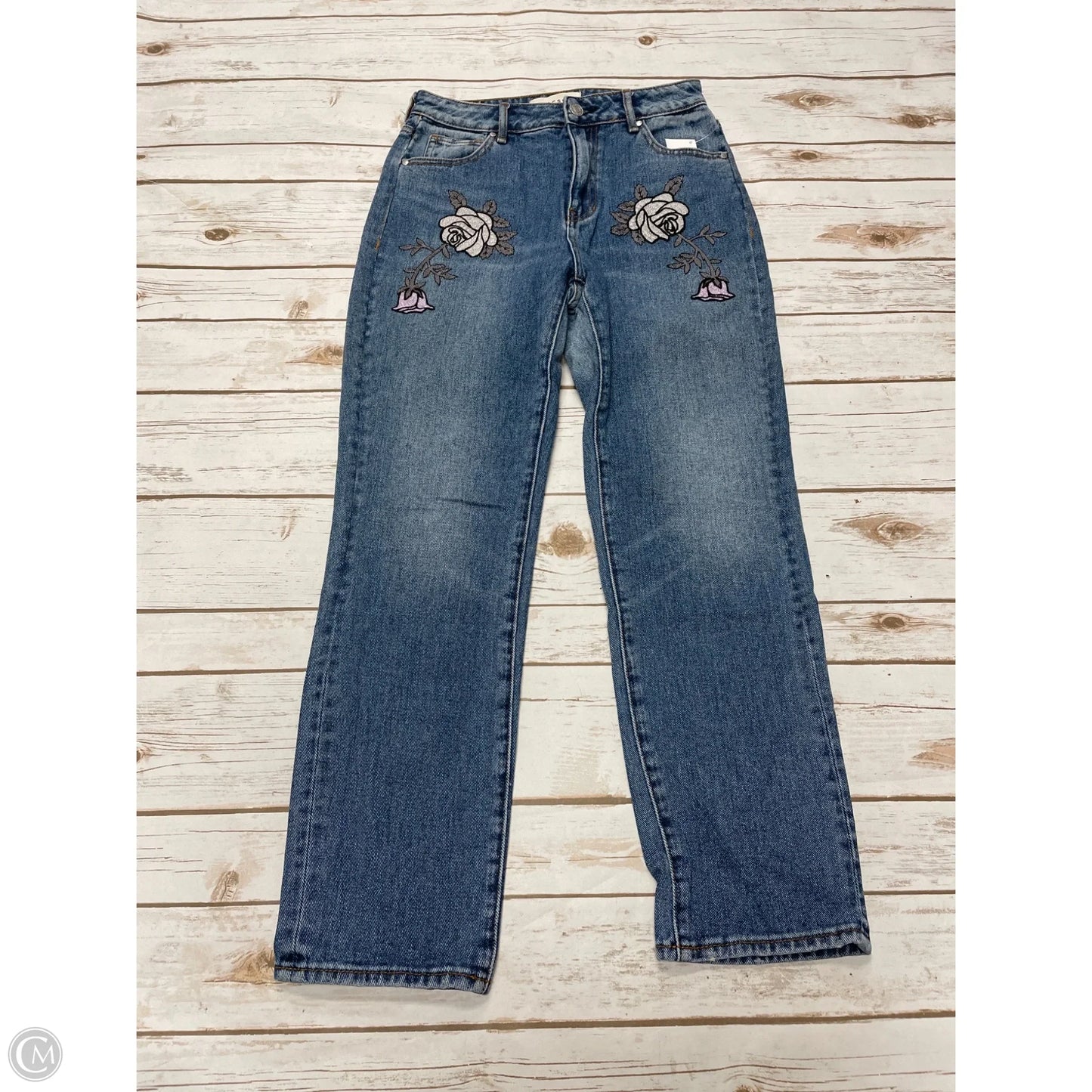 Jeans Straight By Pacsun In Blue Denim, Size: 0