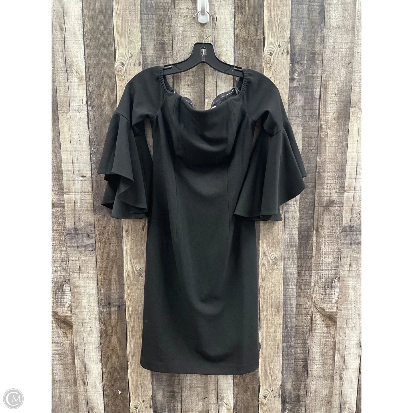 Dress Casual Midi By Calvin Klein In Black, Size: Xs