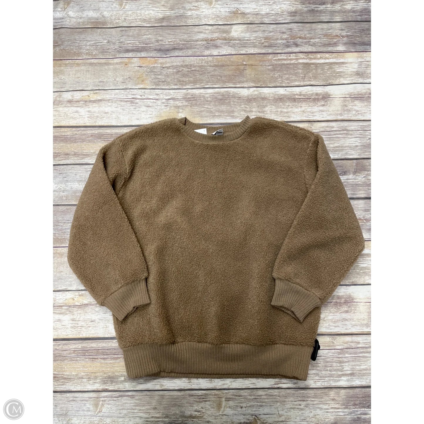 Sweatshirt Crewneck By A New Day In Tan, Size: S