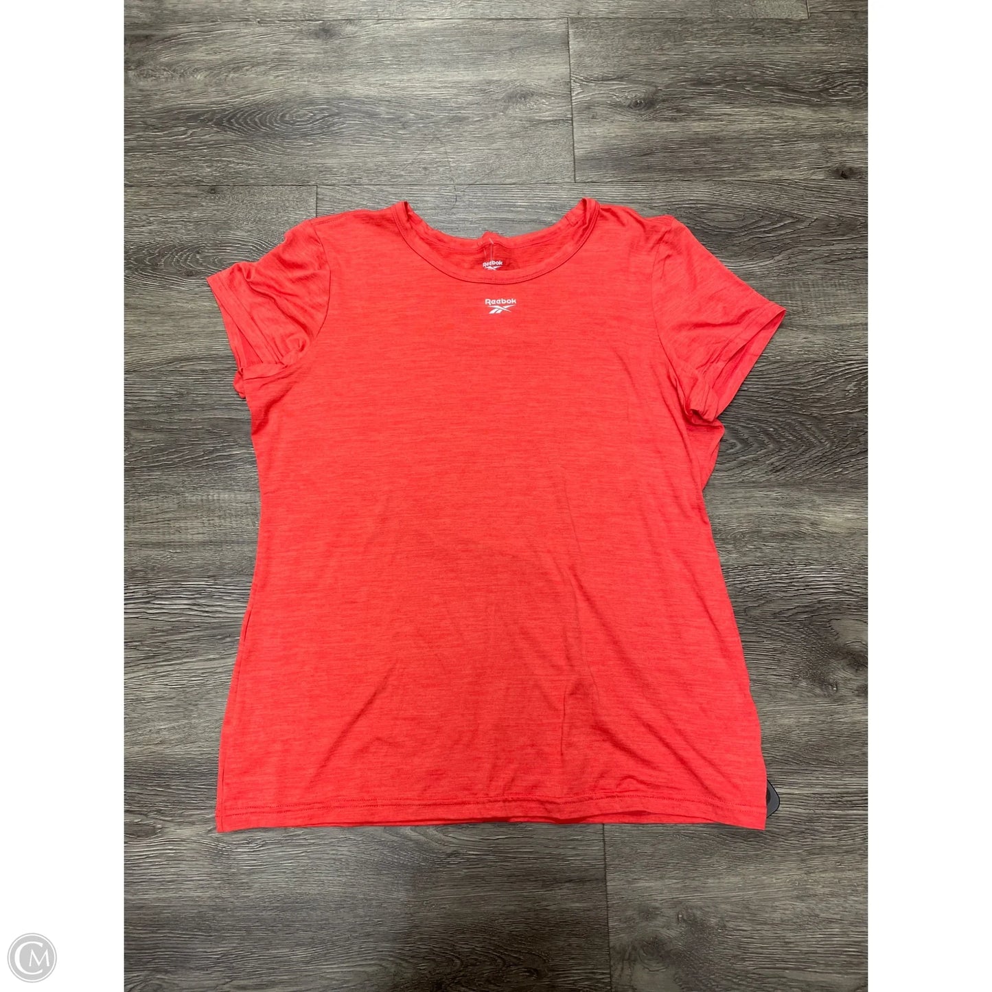 Athletic Top Short Sleeve By Reebok In Purple, Size: Xl