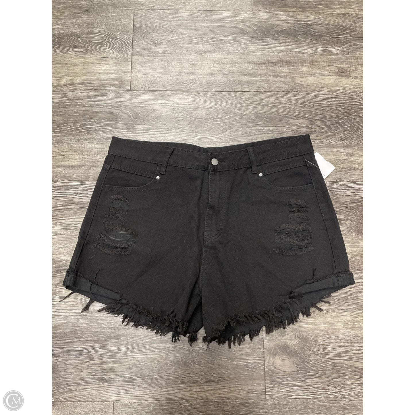 Shorts By Cmf In Black Denim, Size: Xxl
