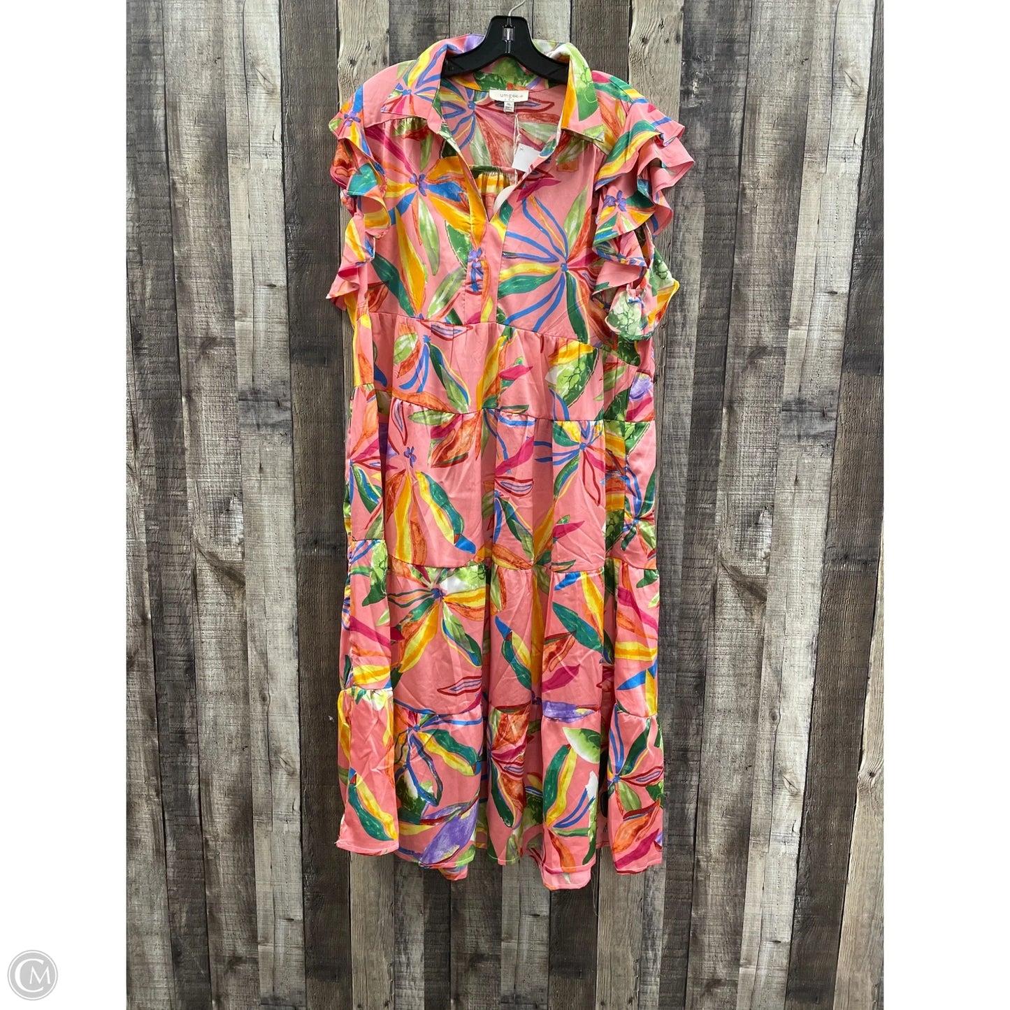 Dress Casual Maxi By Umgee In Multi-colored, Size: 1x