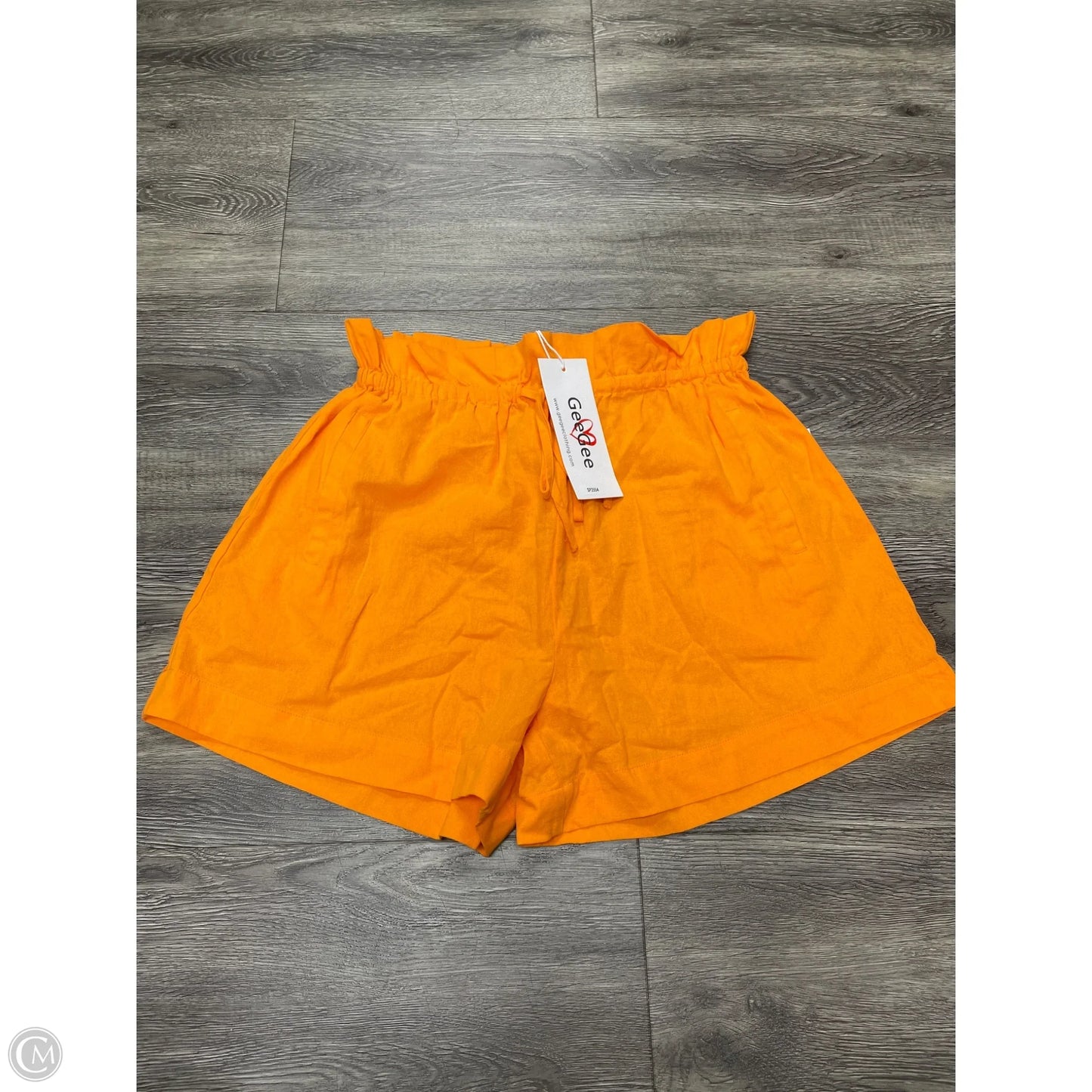 Shorts By Cme In Orange, Size: M