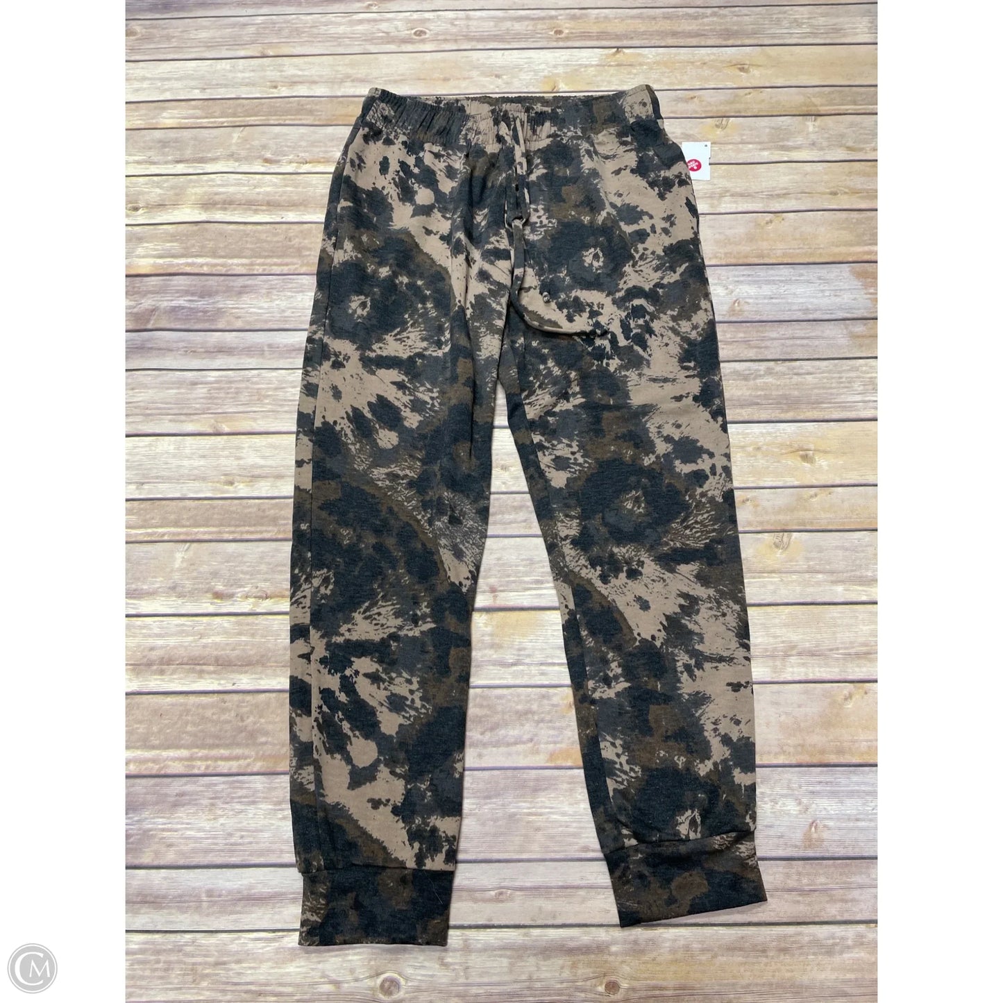 Pants Lounge By White Birch In Tie Dye Print, Size: M