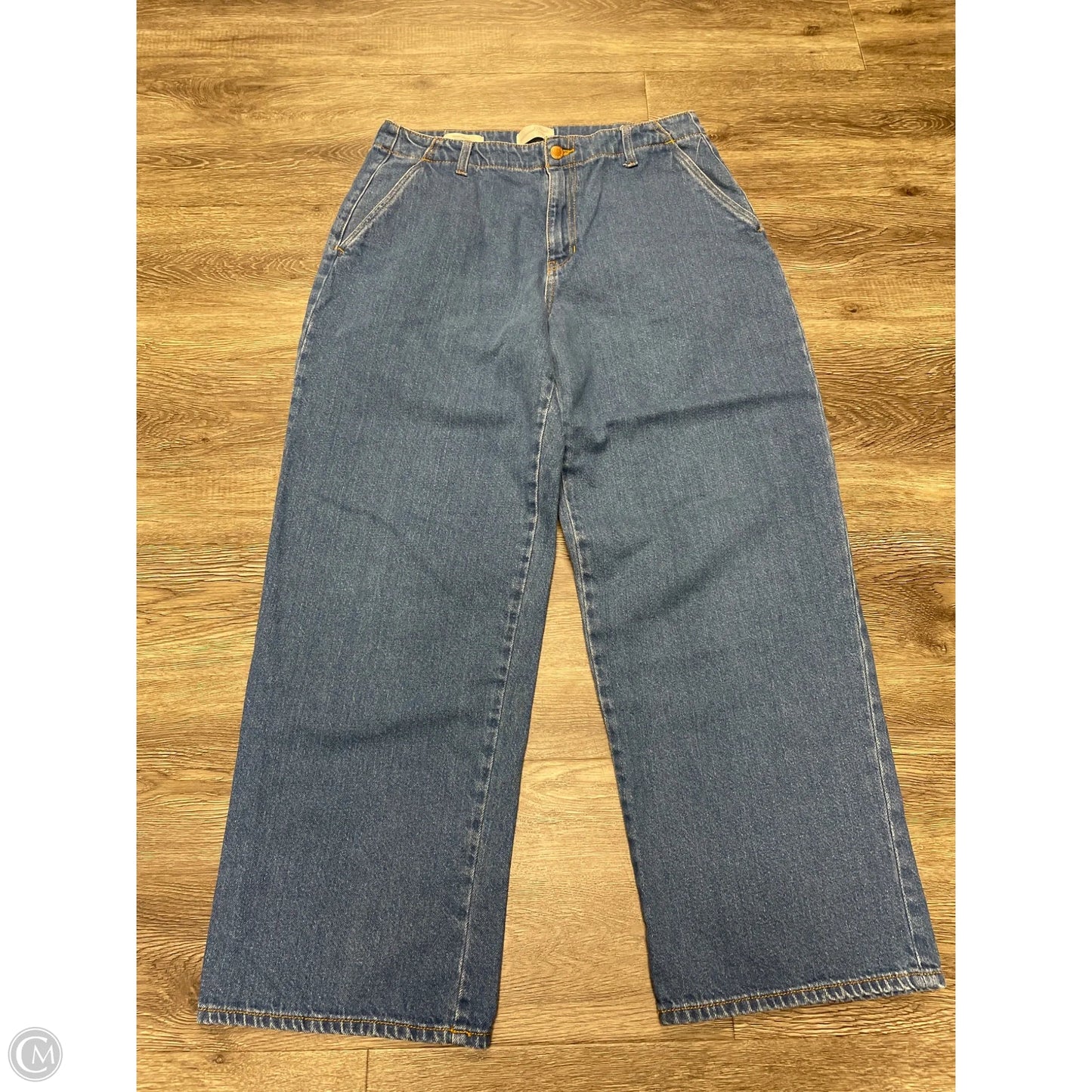 Jeans Wide Leg By Universal Thread In Blue Denim, Size: 12