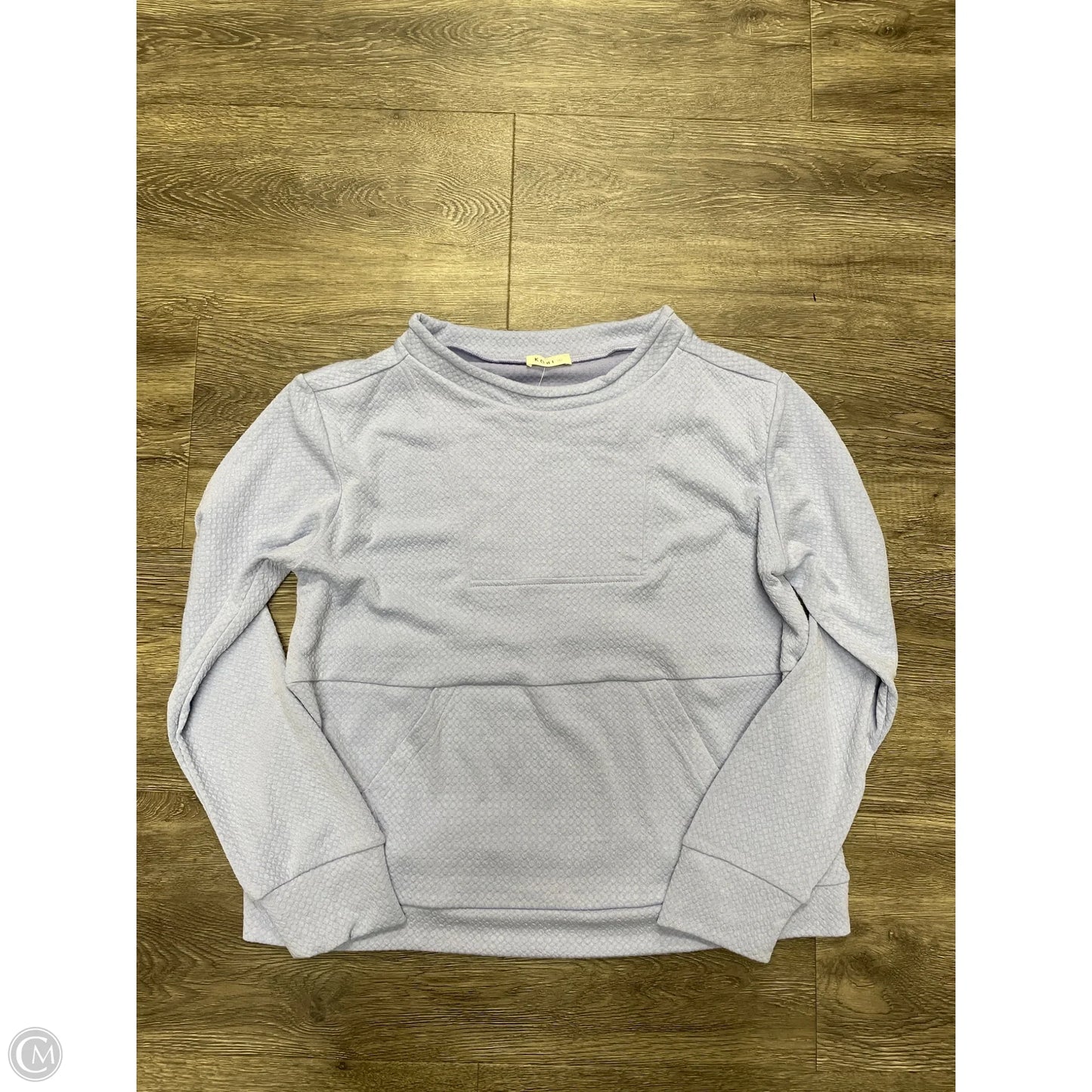 Top Long Sleeve By Kori America In Blue, Size: L