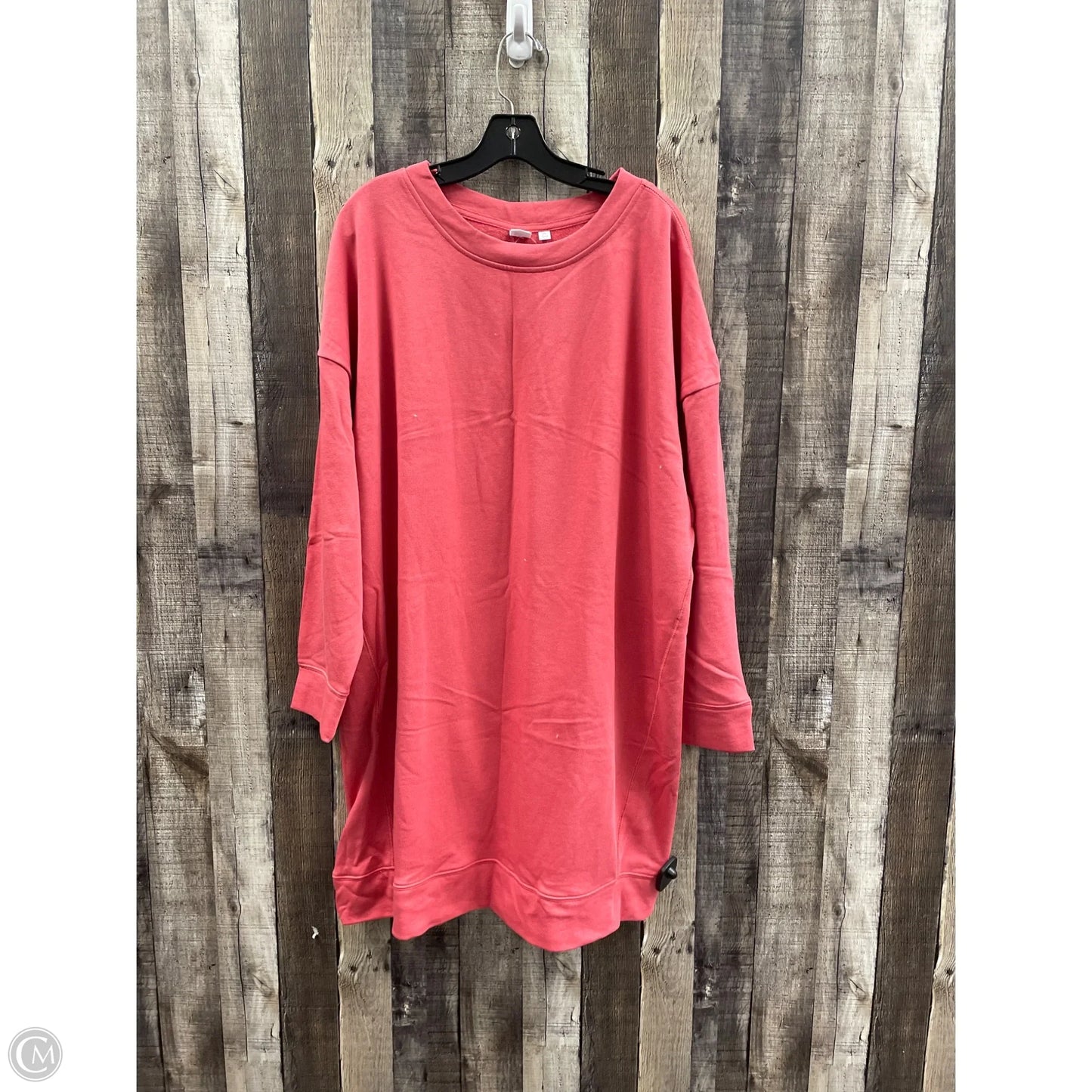 Dress Casual Midi By Gap In Pink, Size: Xxl