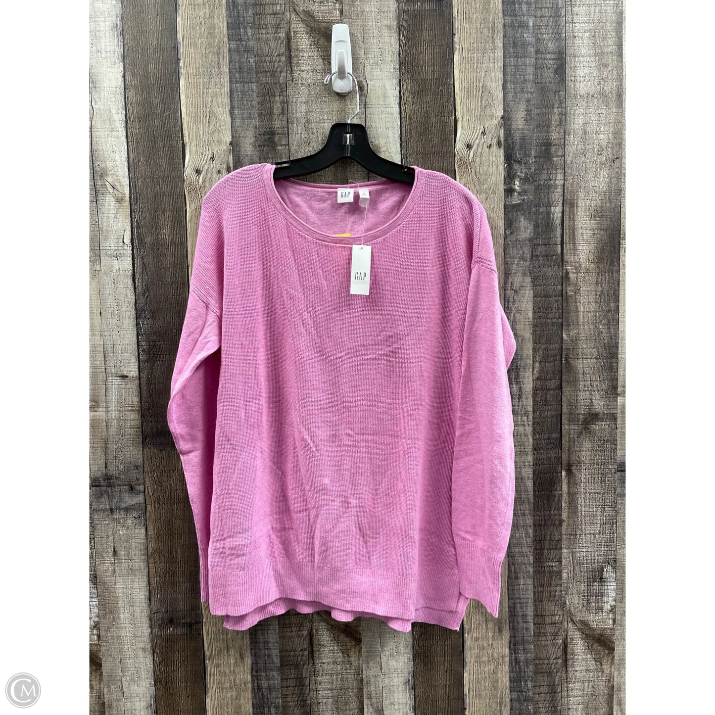 Top Long Sleeve By Gap In Pink, Size: Xl