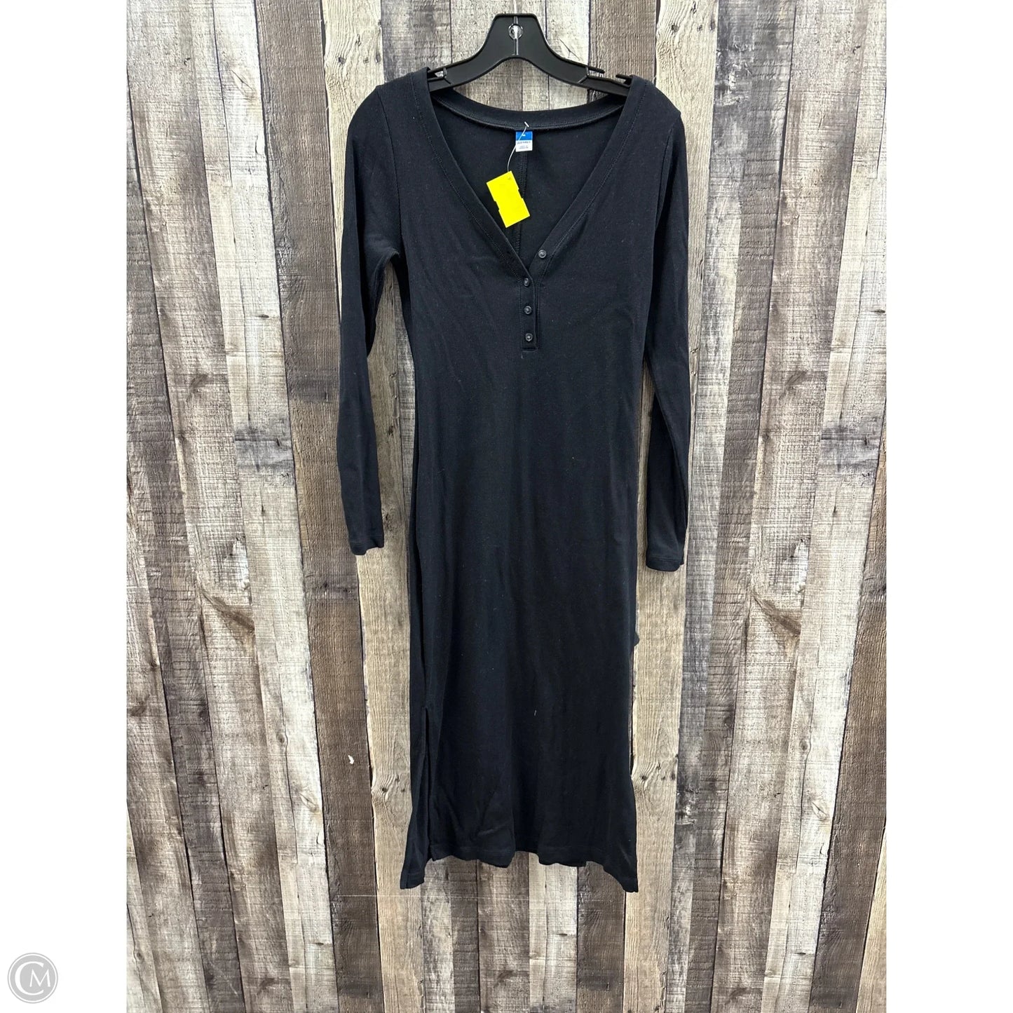 Dress Casual Maxi By Old Navy In Black, Size: M