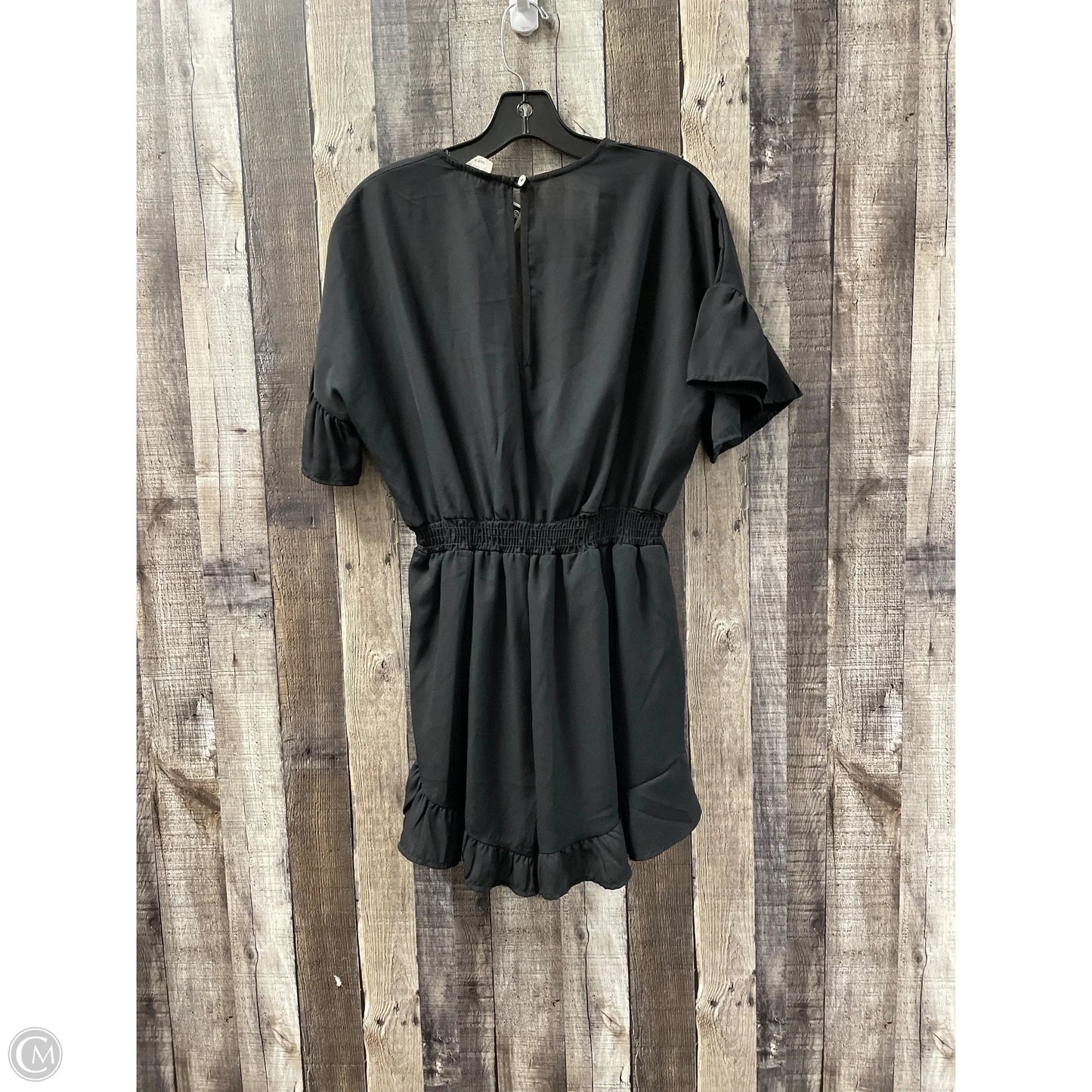 Romper By Peach Love Cream California In Black, Size: L