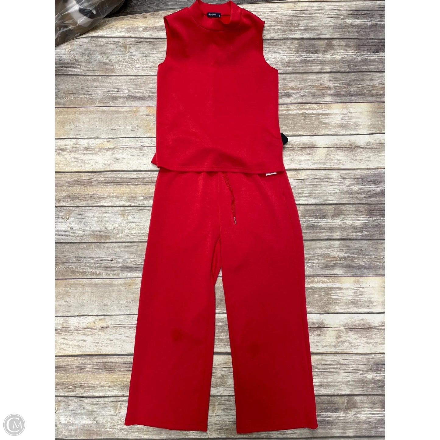 Pants Set 2pc By Cme In Red, Size: S