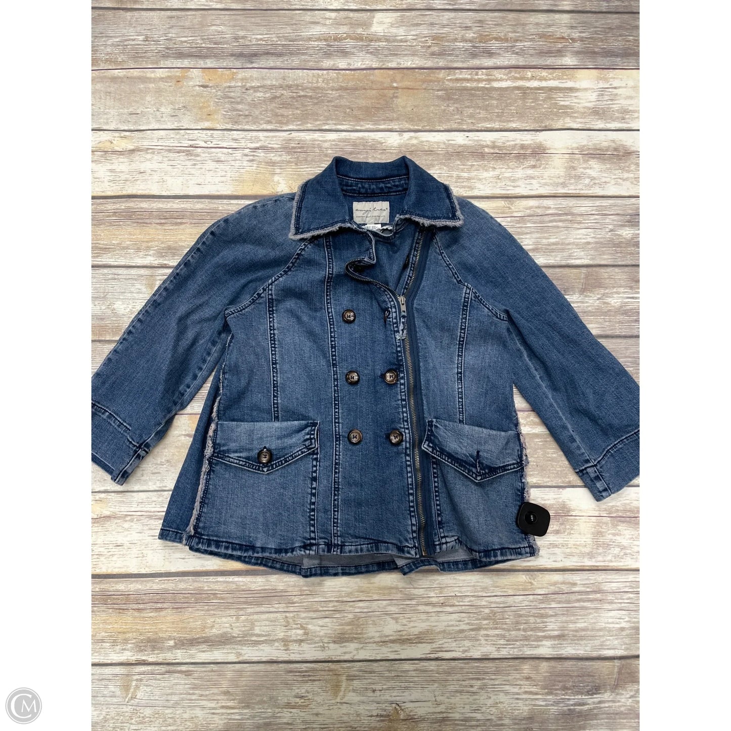 Jacket Denim By Cme In Blue, Size: Xs