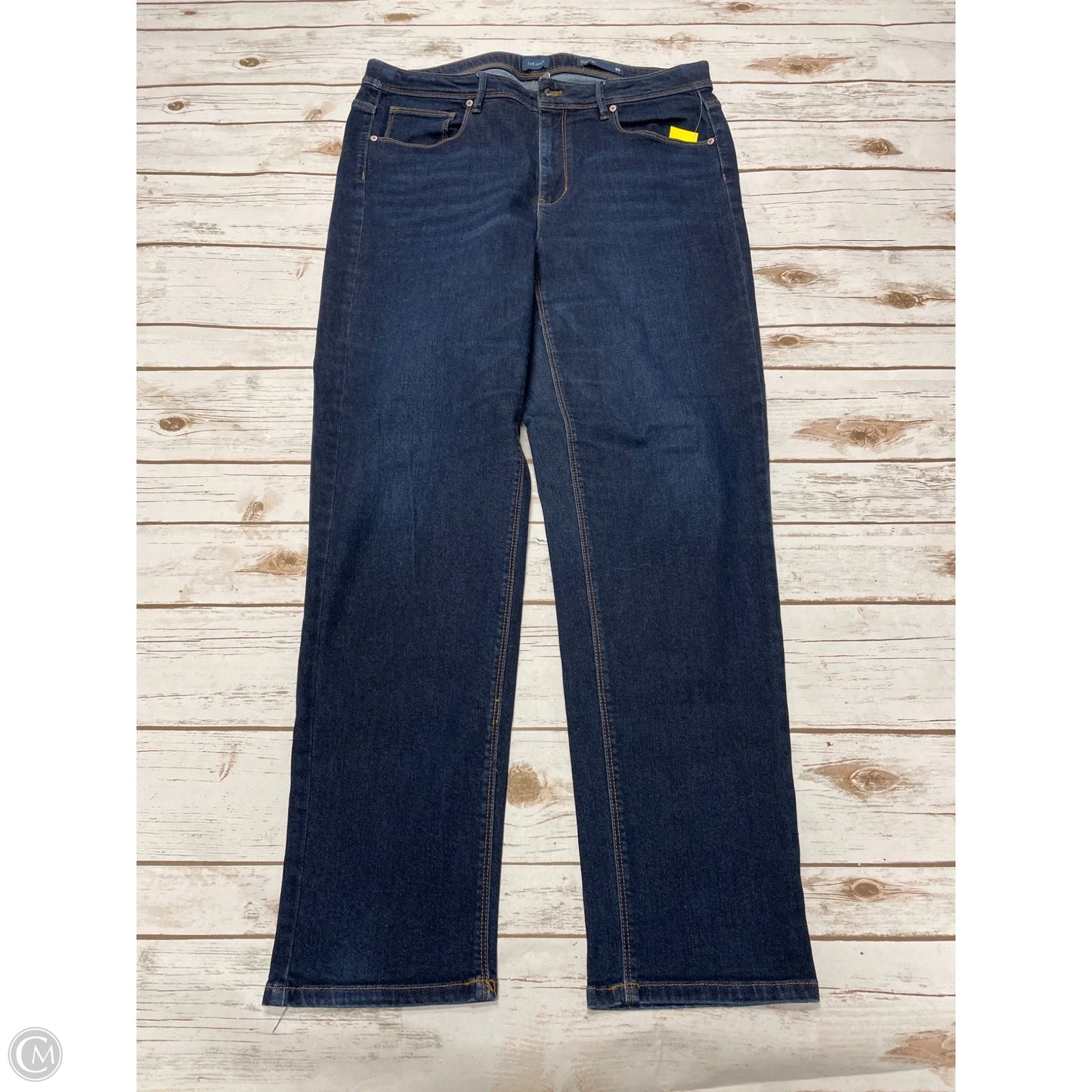 Jeans Straight By J. Jill In Blue Denim, Size: 16