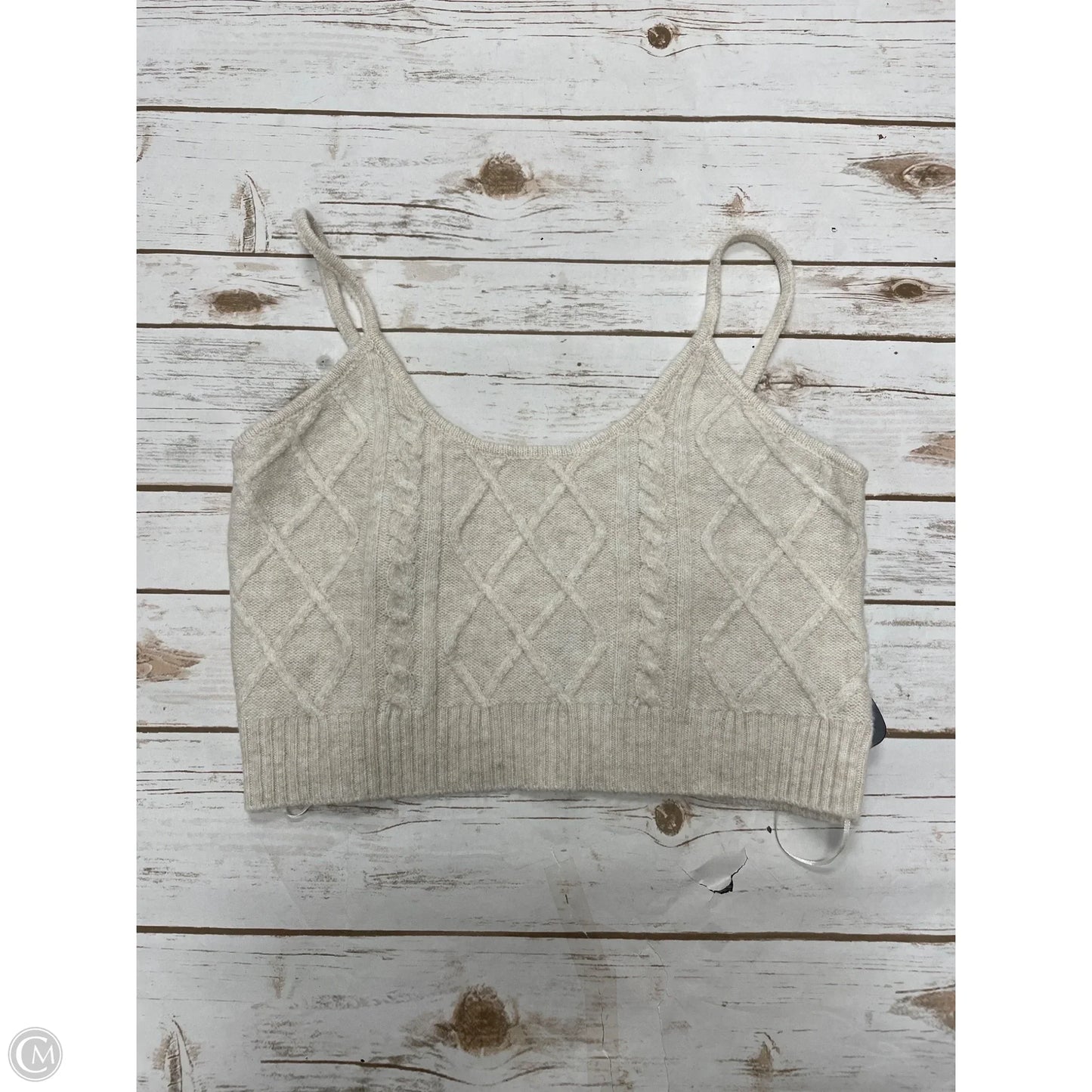 Top Sleeveless By As Revival In Beige, Size: Xl