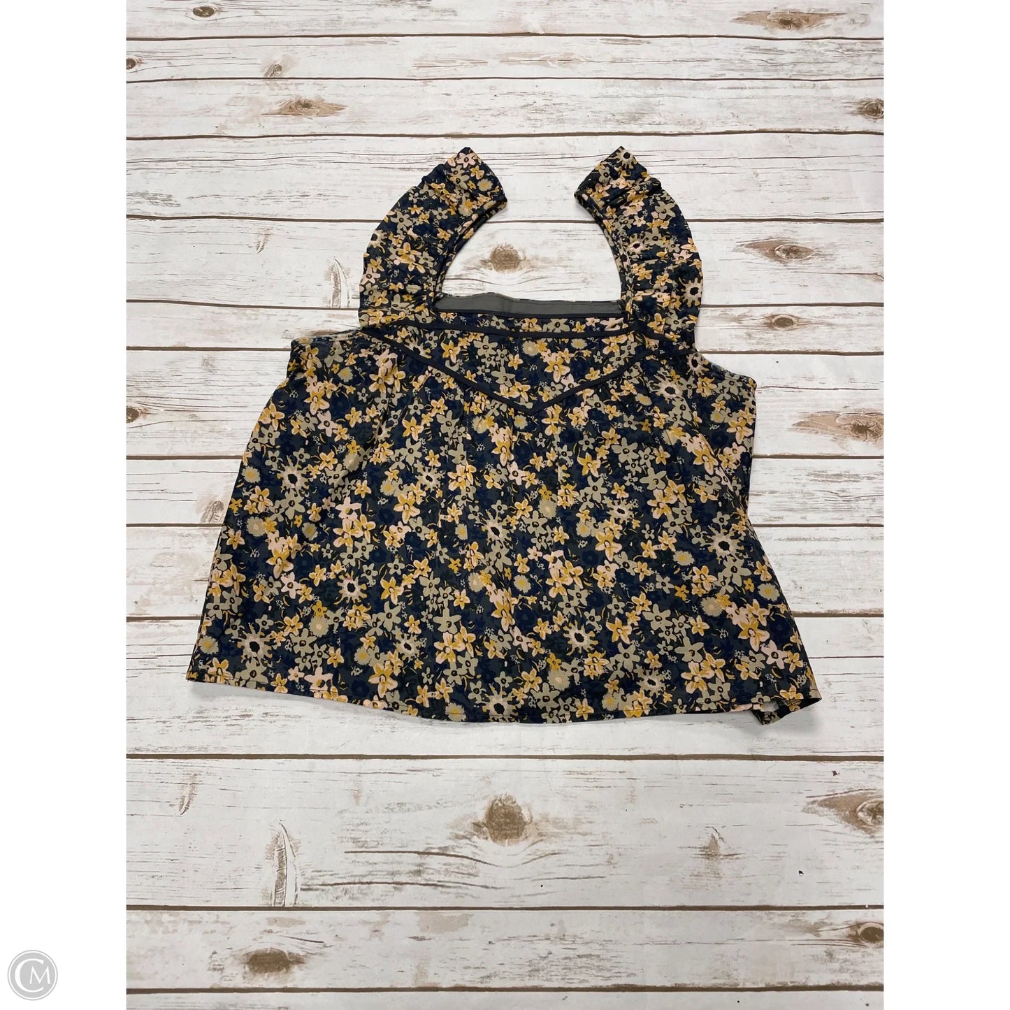 Top Sleeveless By Cme In Multi-colored, Size: M