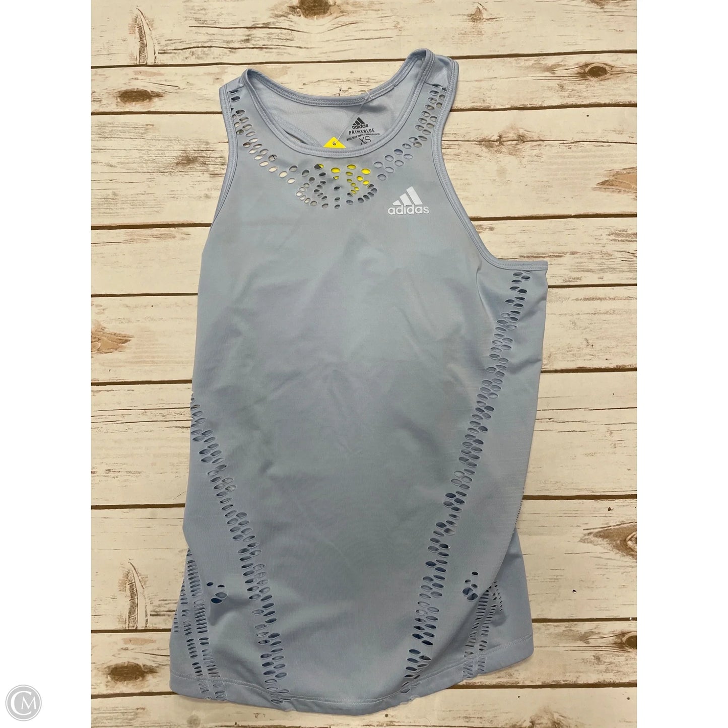 Athletic Tank Top By Adidas In Blue, Size: Xs
