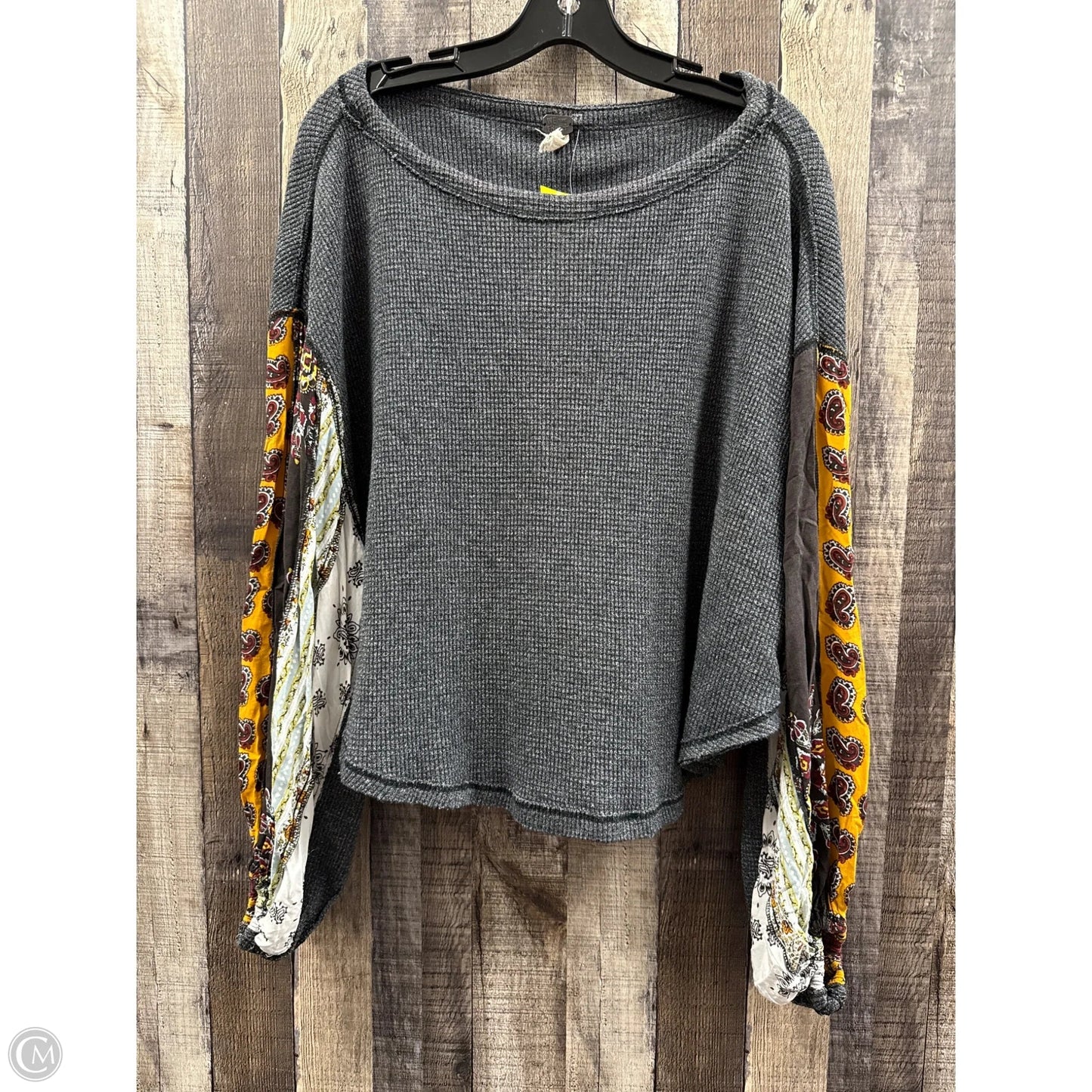 Top Long Sleeve By We The Free In Multi-colored, Size: M