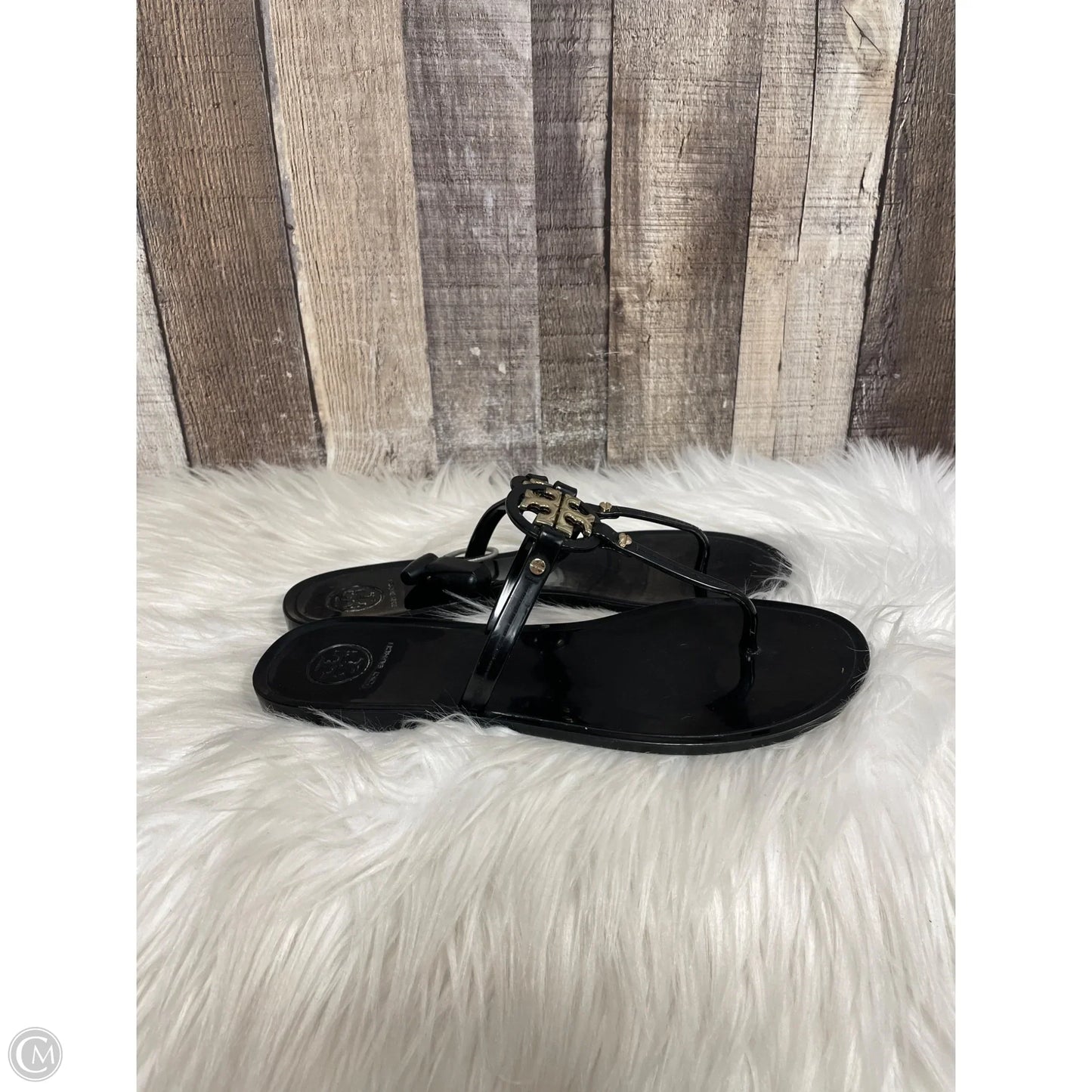 Sandals Designer By Tory Burch In Black, Size: 7