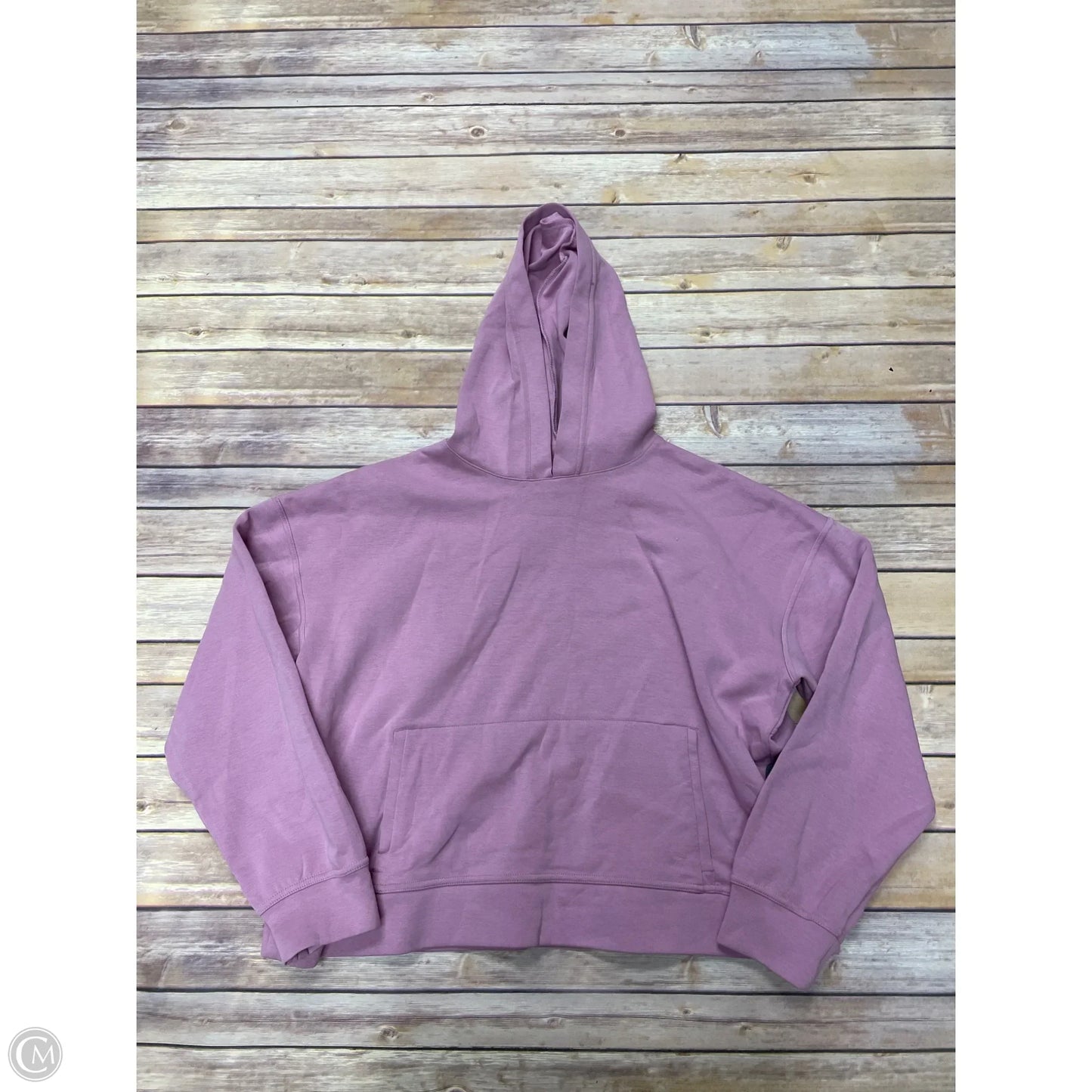 Athletic Sweatshirt Hoodie By Tek Gear In Pink, Size: Xl