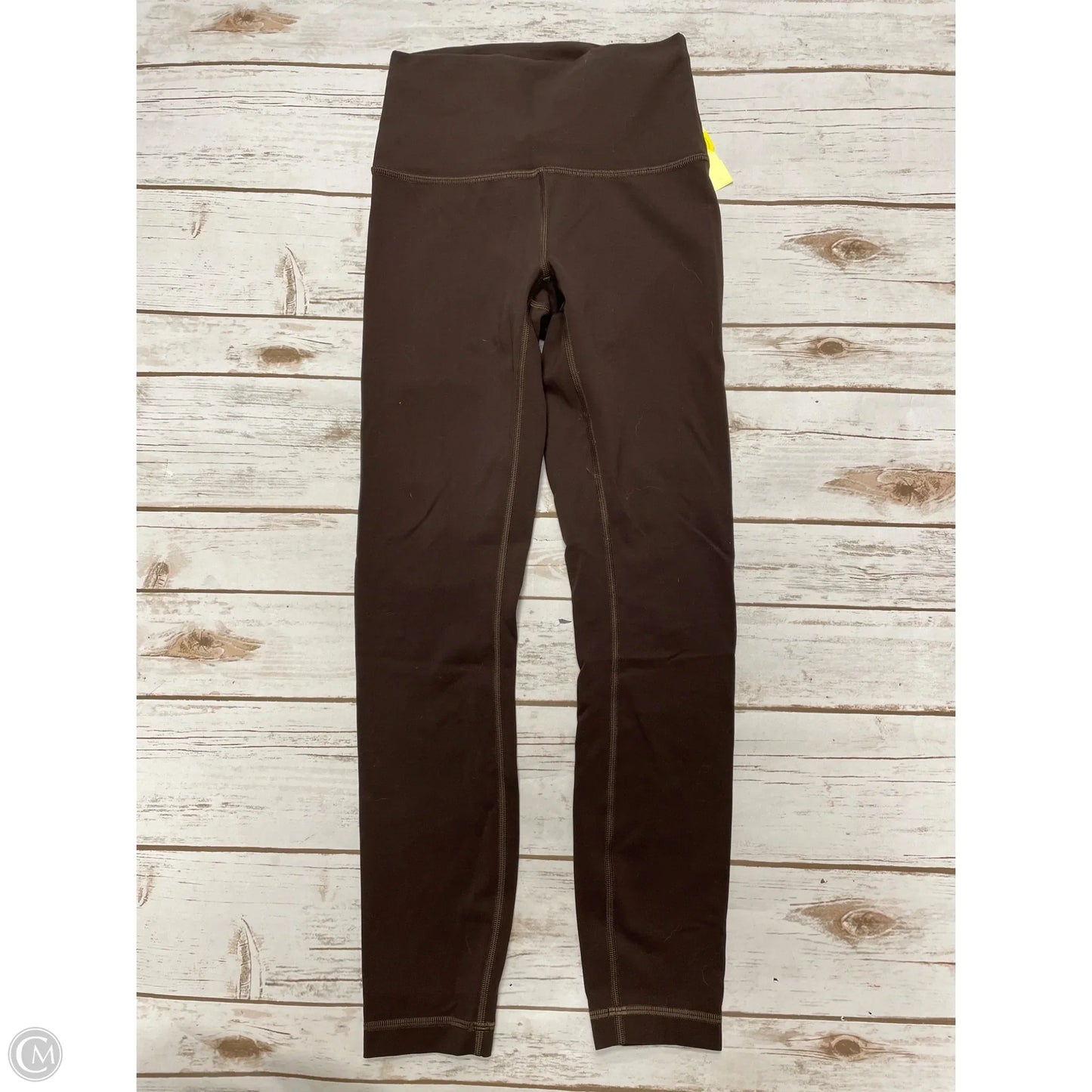 Athletic Leggings By Lululemon In Brown, Size: 4