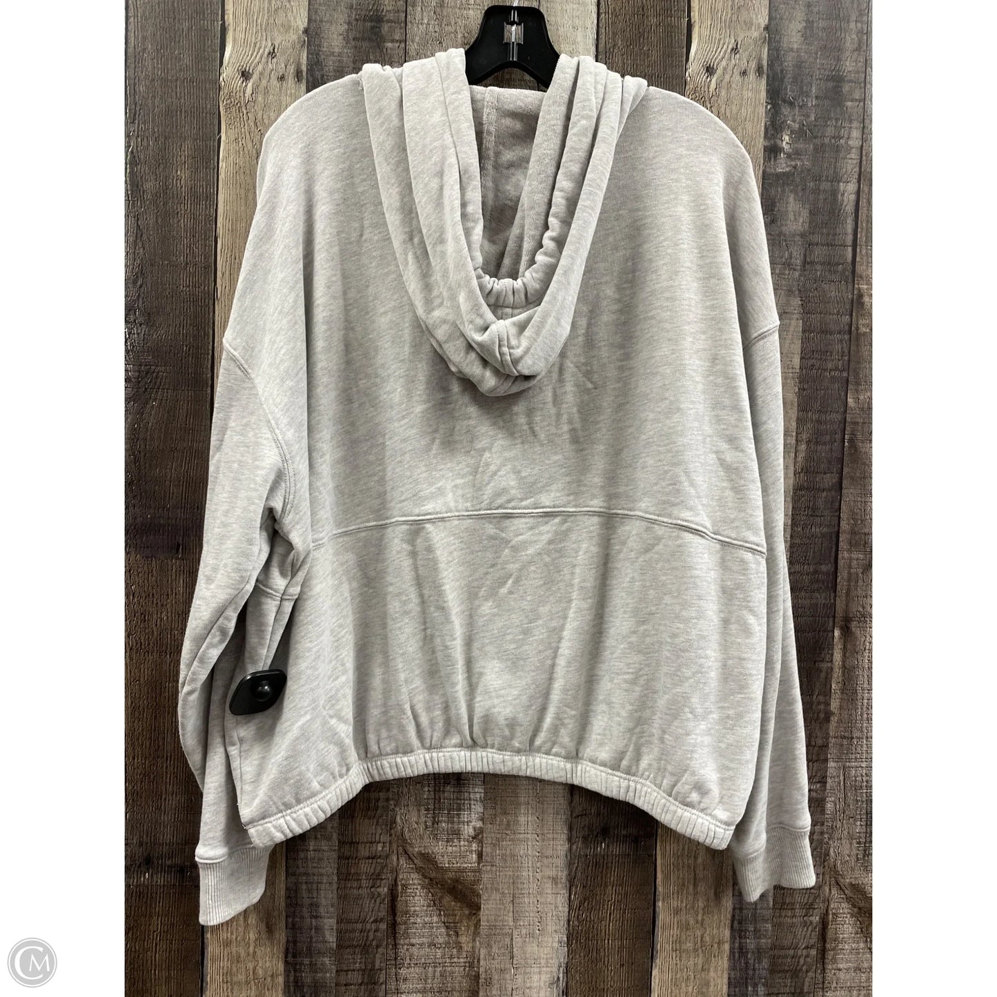 Sweatshirt Hoodie By Lou And Grey In Grey, Size: L