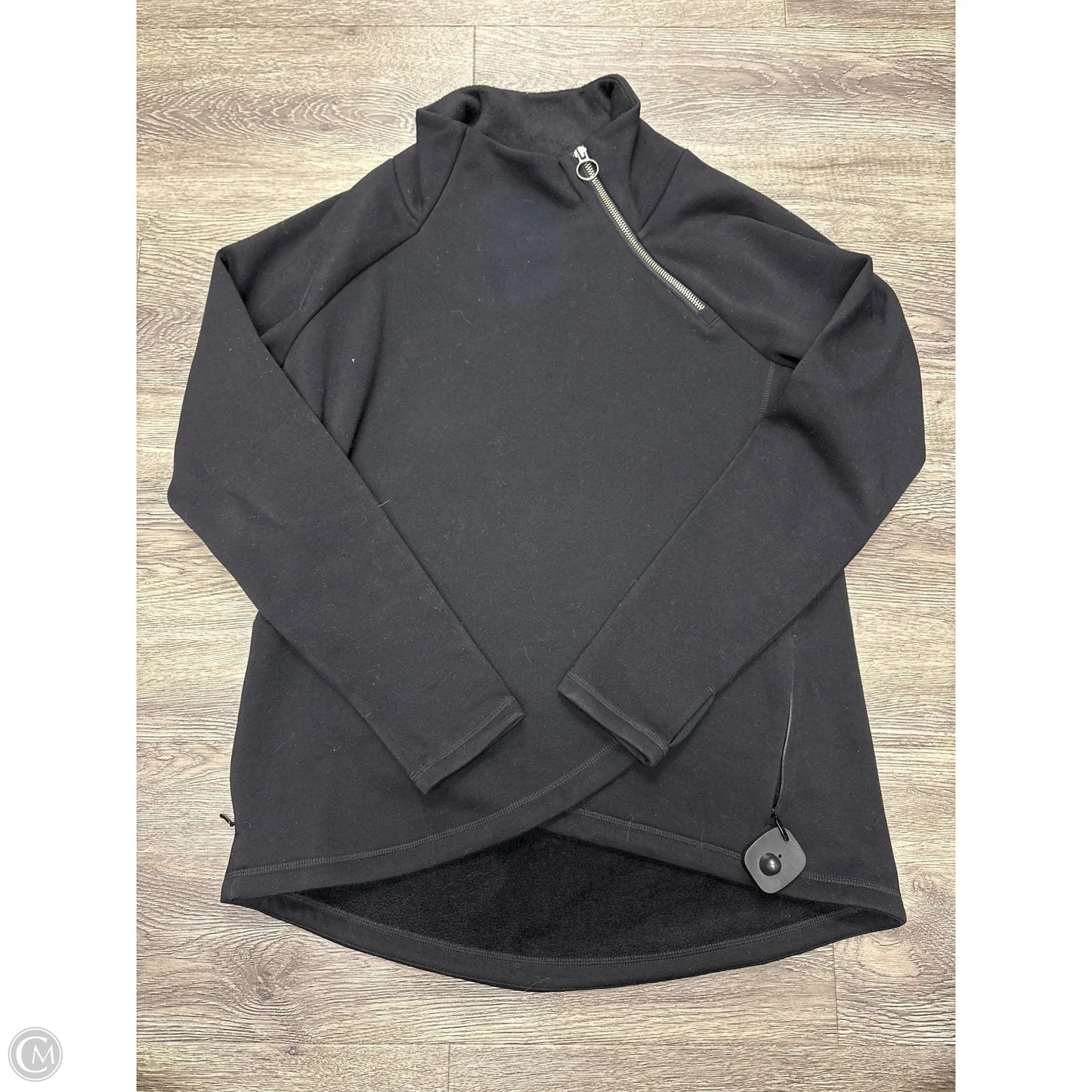 Athletic Sweatshirt Collar By Athleta In Black, Size: M