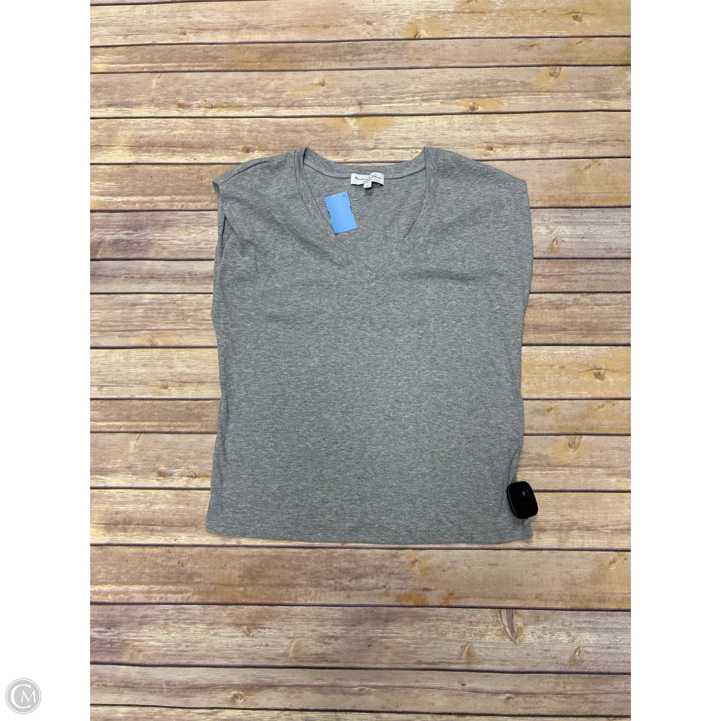 Top Long Sleeve By Michael Stars In Grey, Size: M