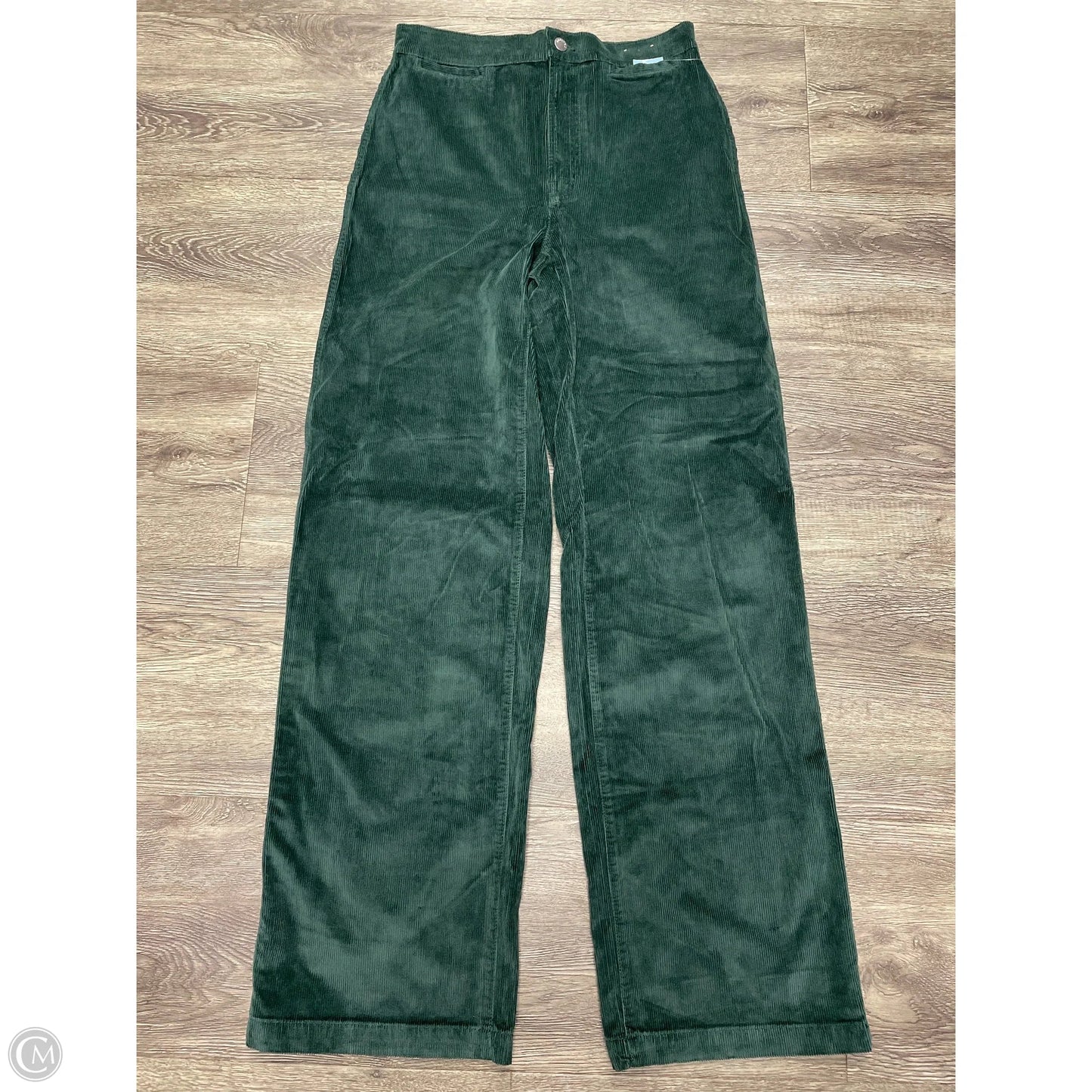 Pants Corduroy By Madewell In Green, Size: 4