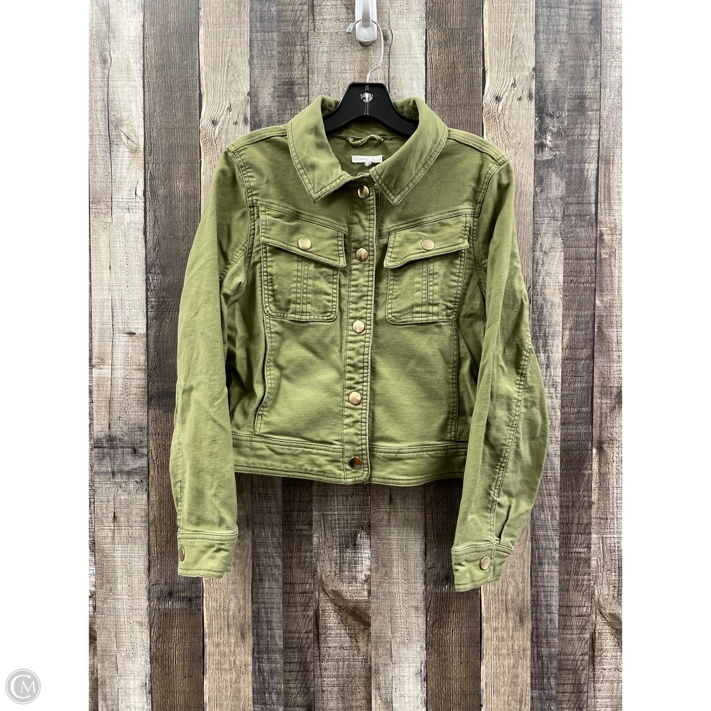 Jacket Denim By Maurices In Green Denim, Size: M