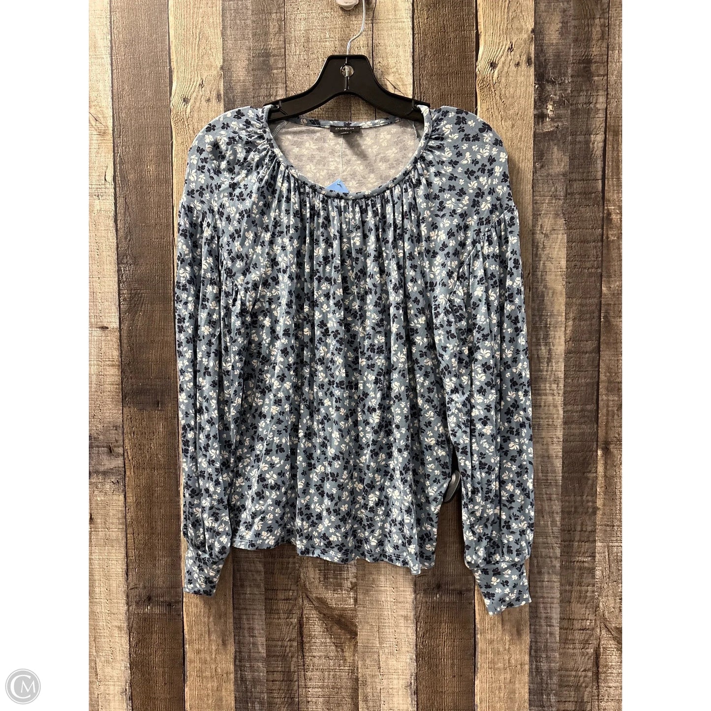 Top Long Sleeve By Ann Taylor In Floral Print, Size: Xs