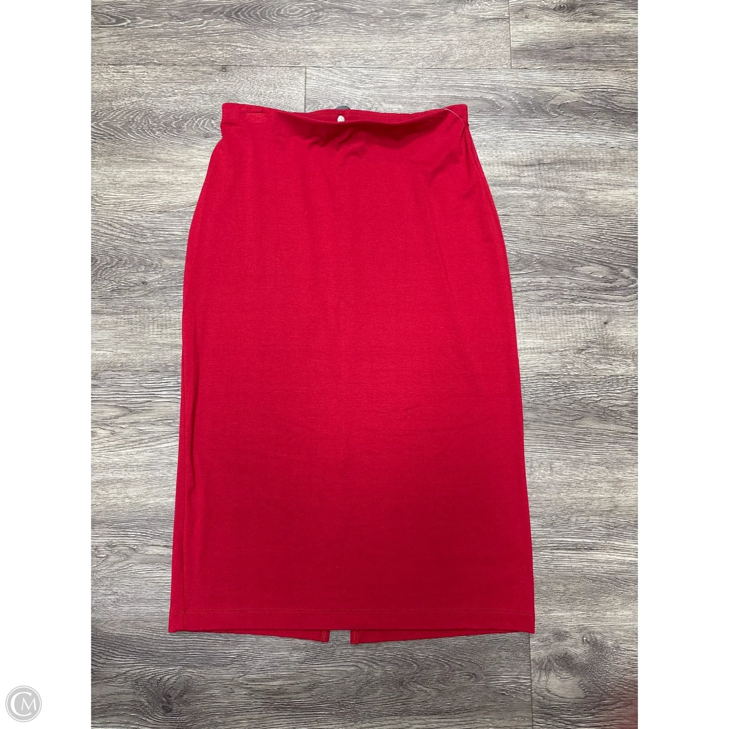 Skirt Midi By J. Jill In Red, Size: Xs