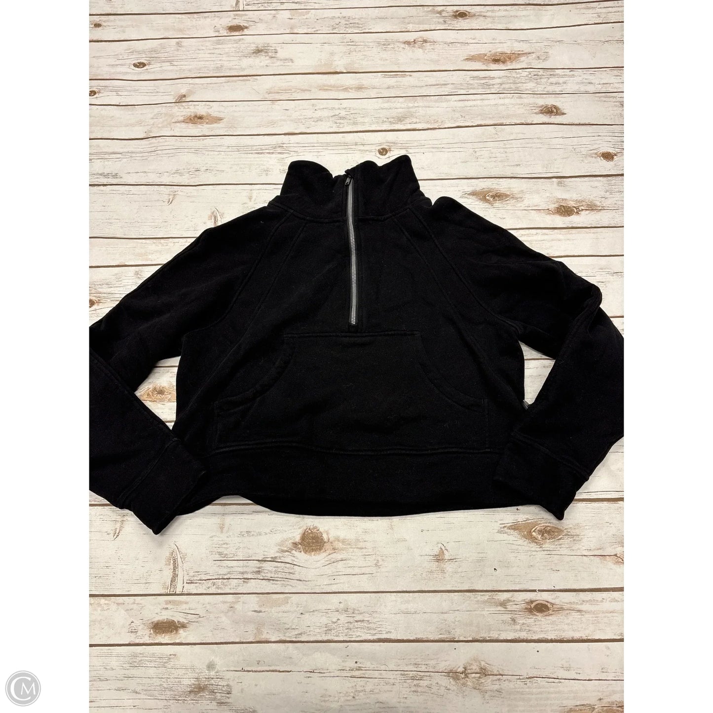 Sweatshirt Collar By Cmf In Black, Size: M