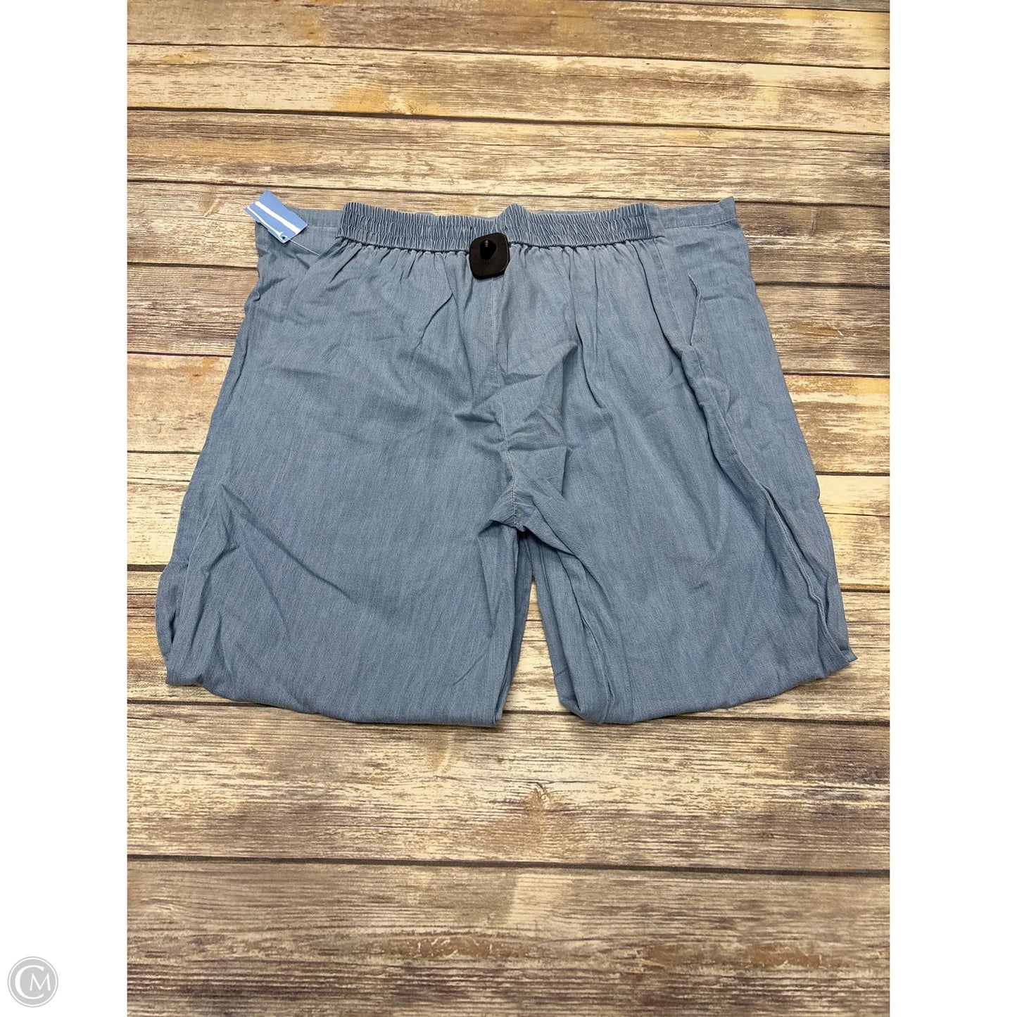 Pants Wide Leg By Bcbgeneration In Blue Denim, Size: S