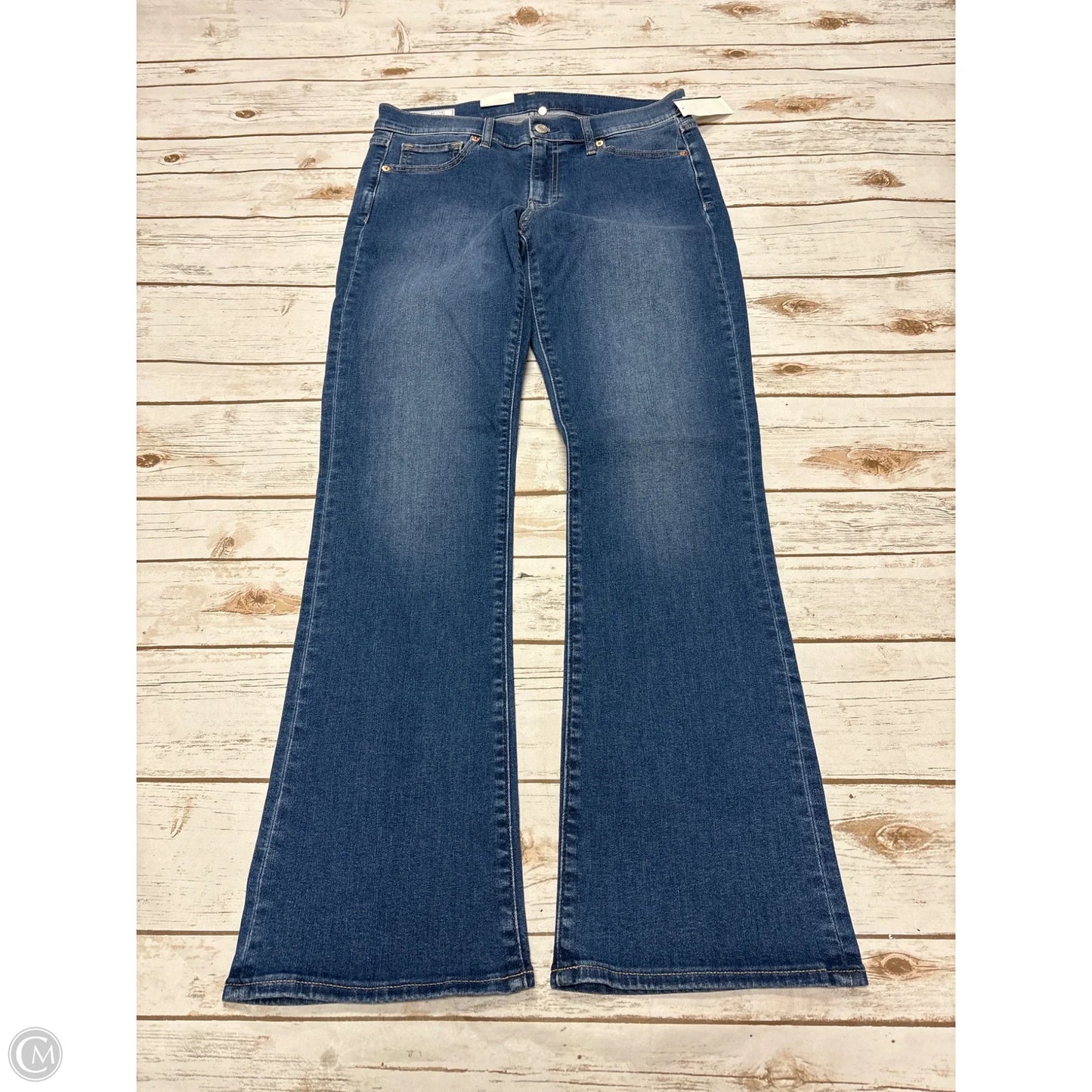 Jeans Boot Cut By Gap In Blue Denim, Size: 10