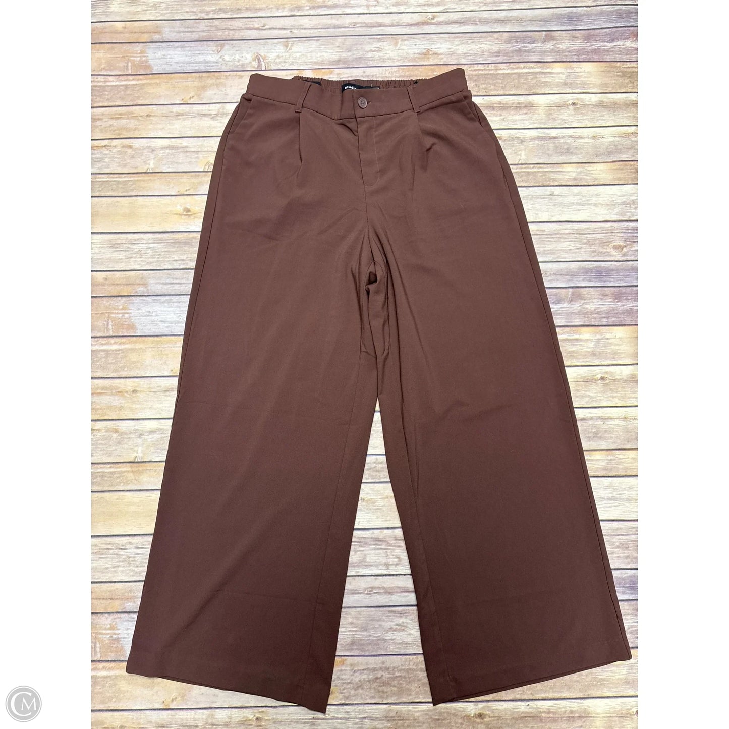 Pants Wide Leg By Torrid In Brown, Size: 12