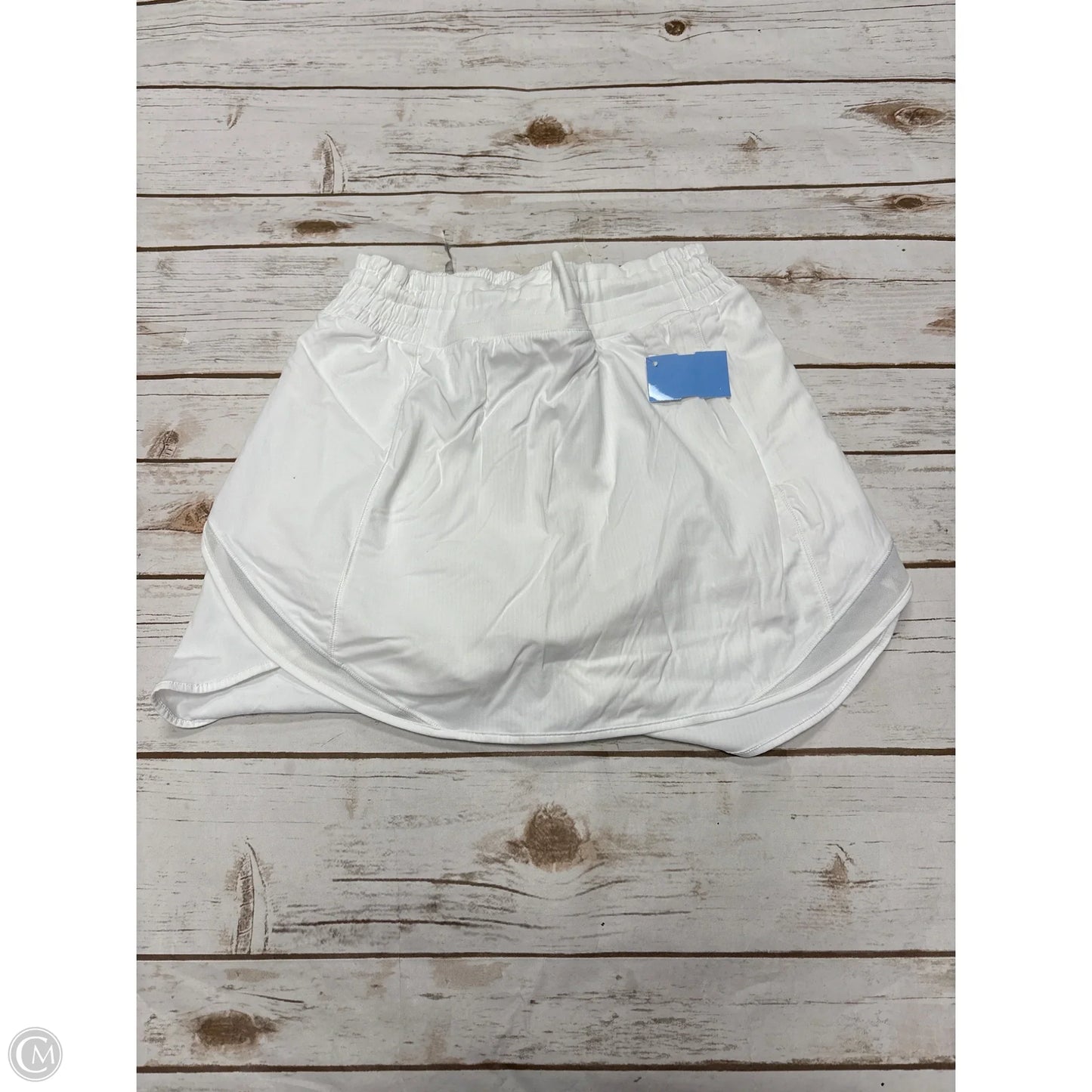 Athletic Skort By Lululemon In White, Size: 6