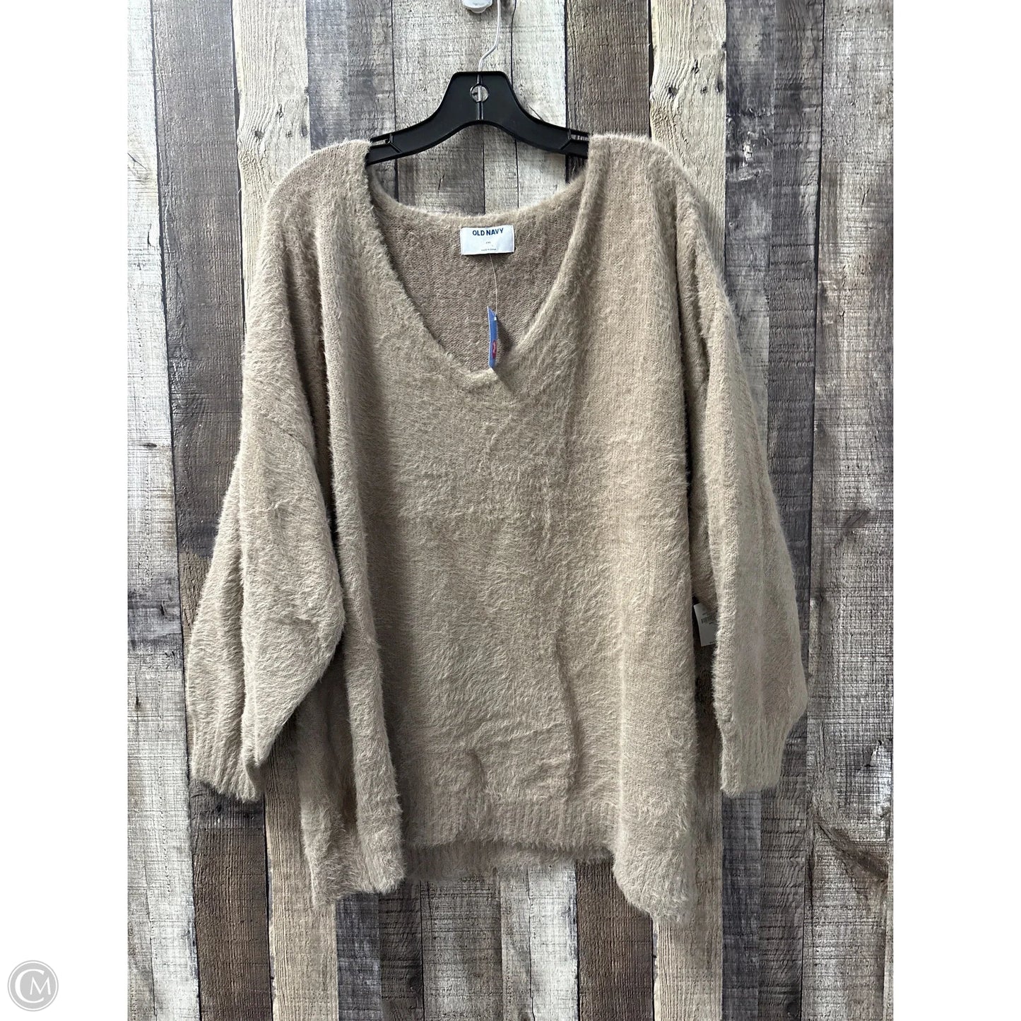 Sweater By Old Navy In Tan, Size: Xxl