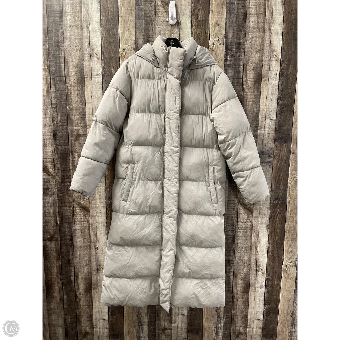 Coat Puffer & Quilted By A New Day In Silver, Size: M