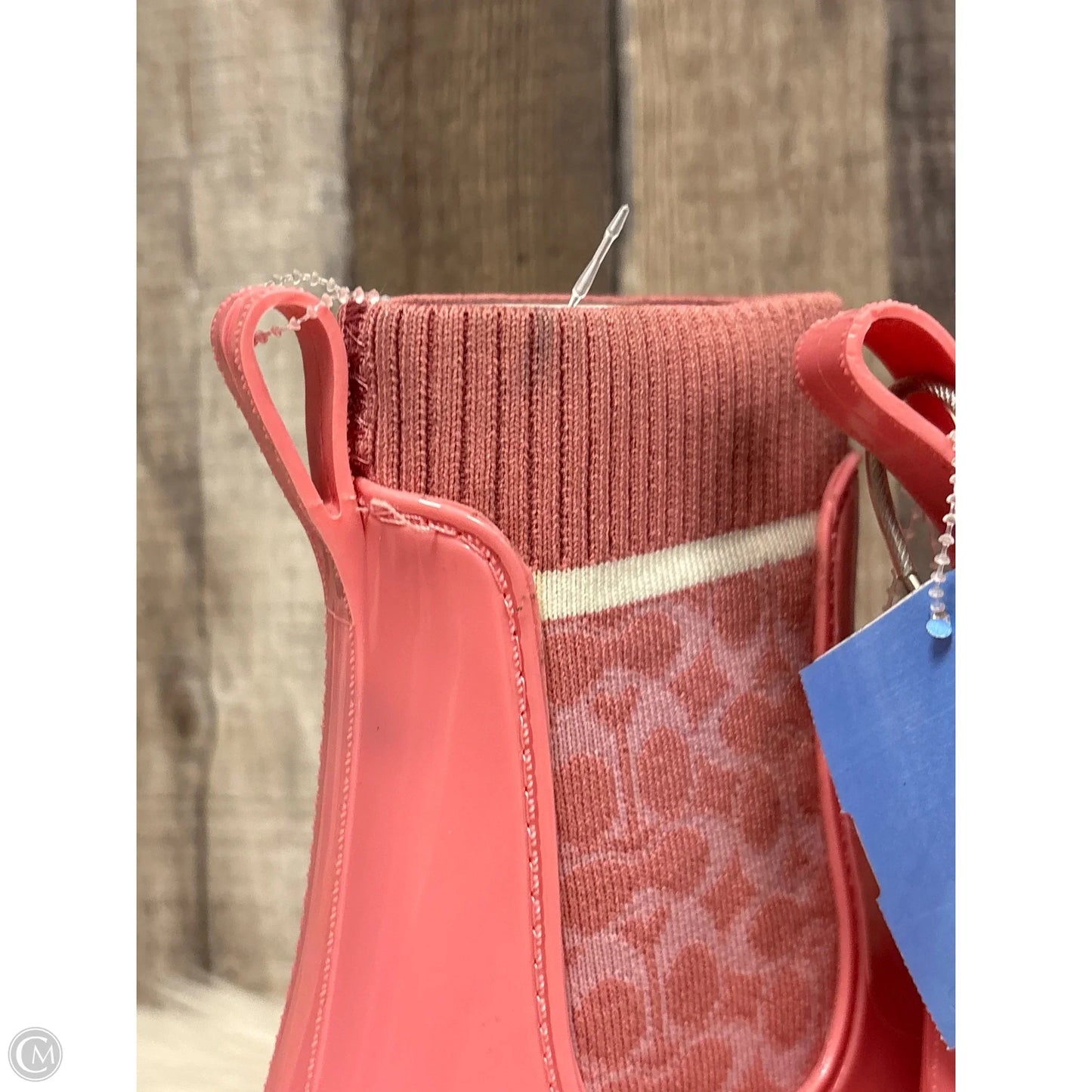 Boots Designer By Coach In Pink, Size: 9