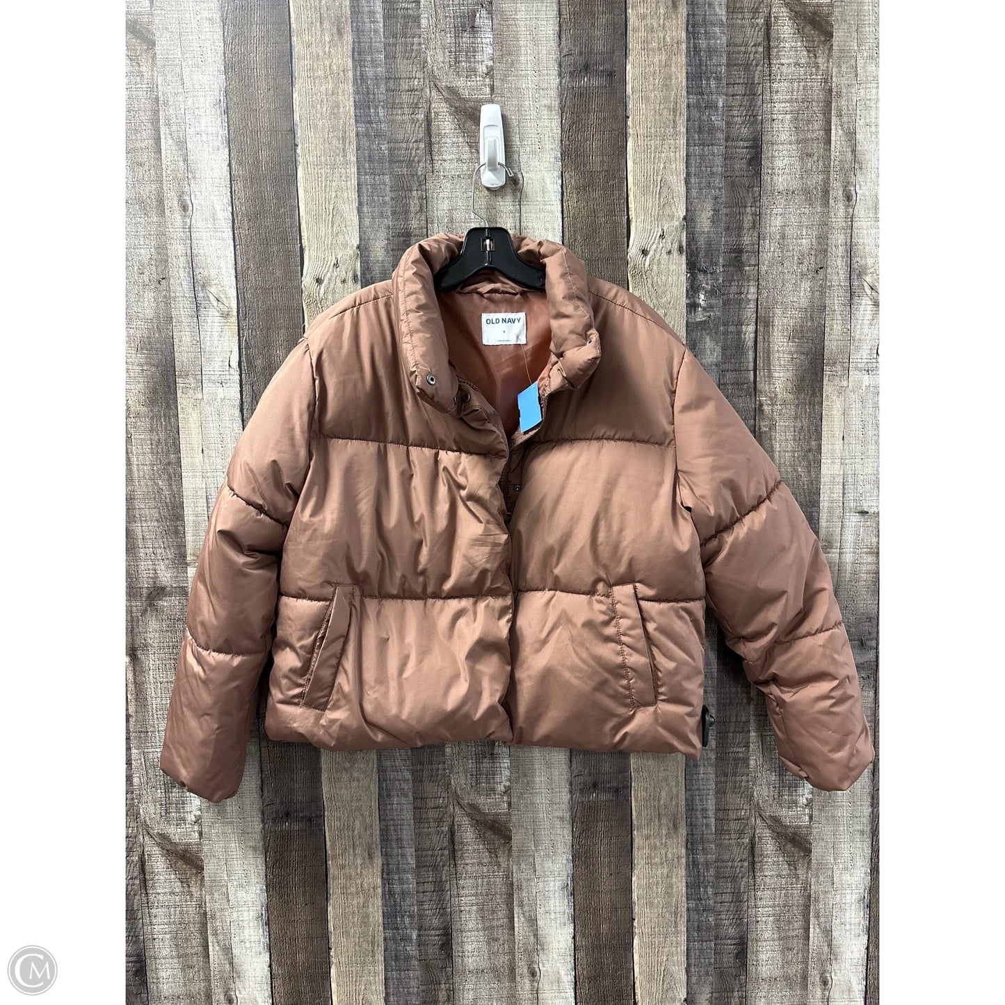 Coat Puffer & Quilted By Old Navy In Brown, Size: S