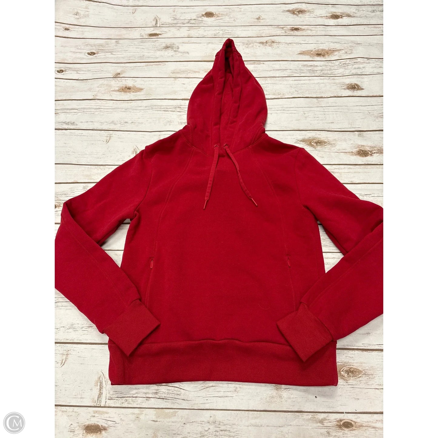 Sweatshirt Hoodie By Athleta In Red, Size: Xs