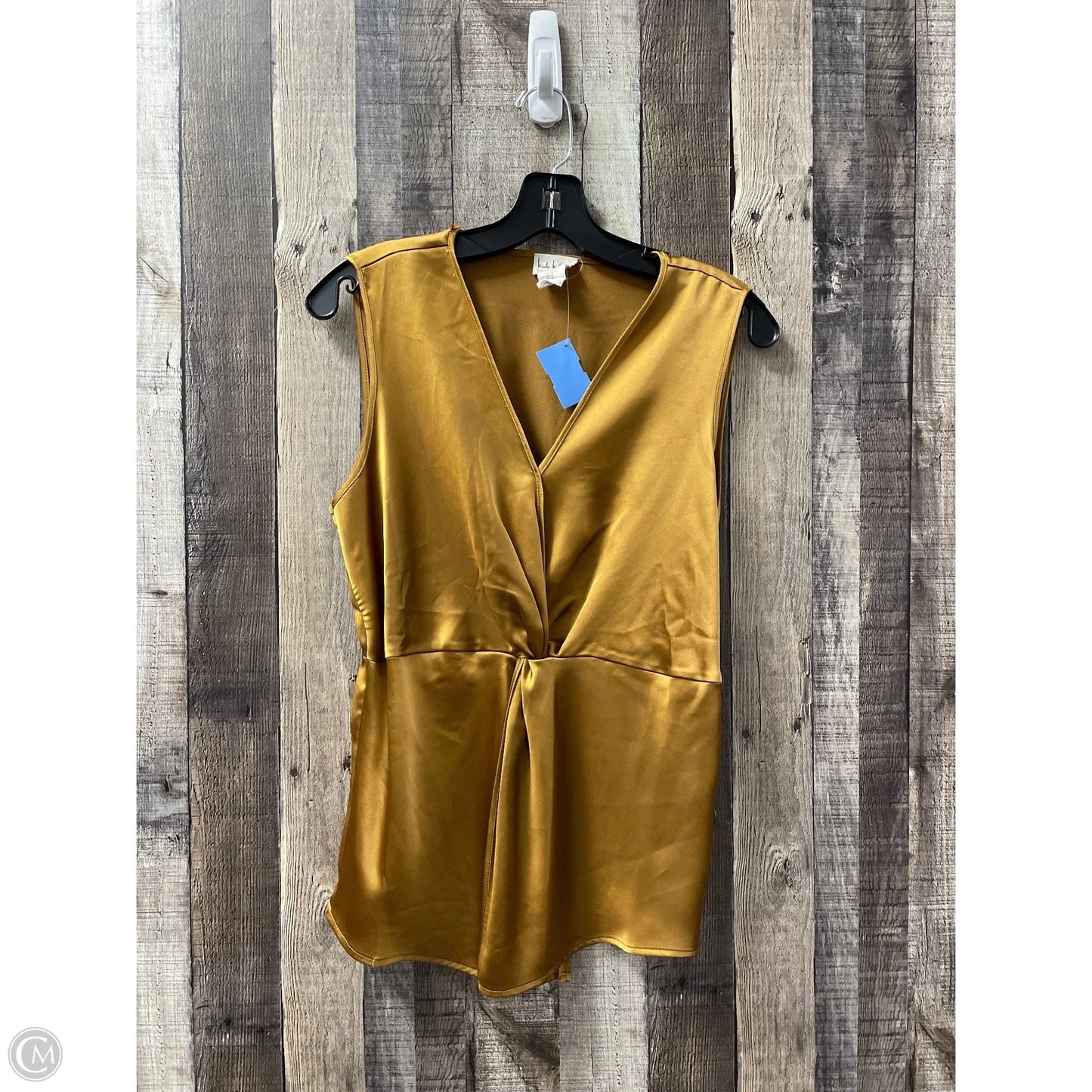 Top Sleeveless By Nicole Miller In Brown, Size: M