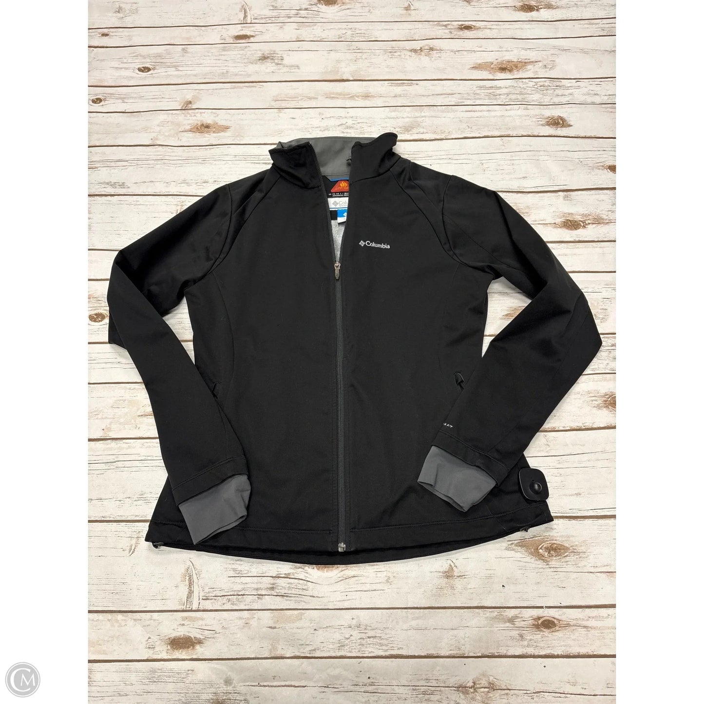 Athletic Jacket By Columbia In Black, Size: L
