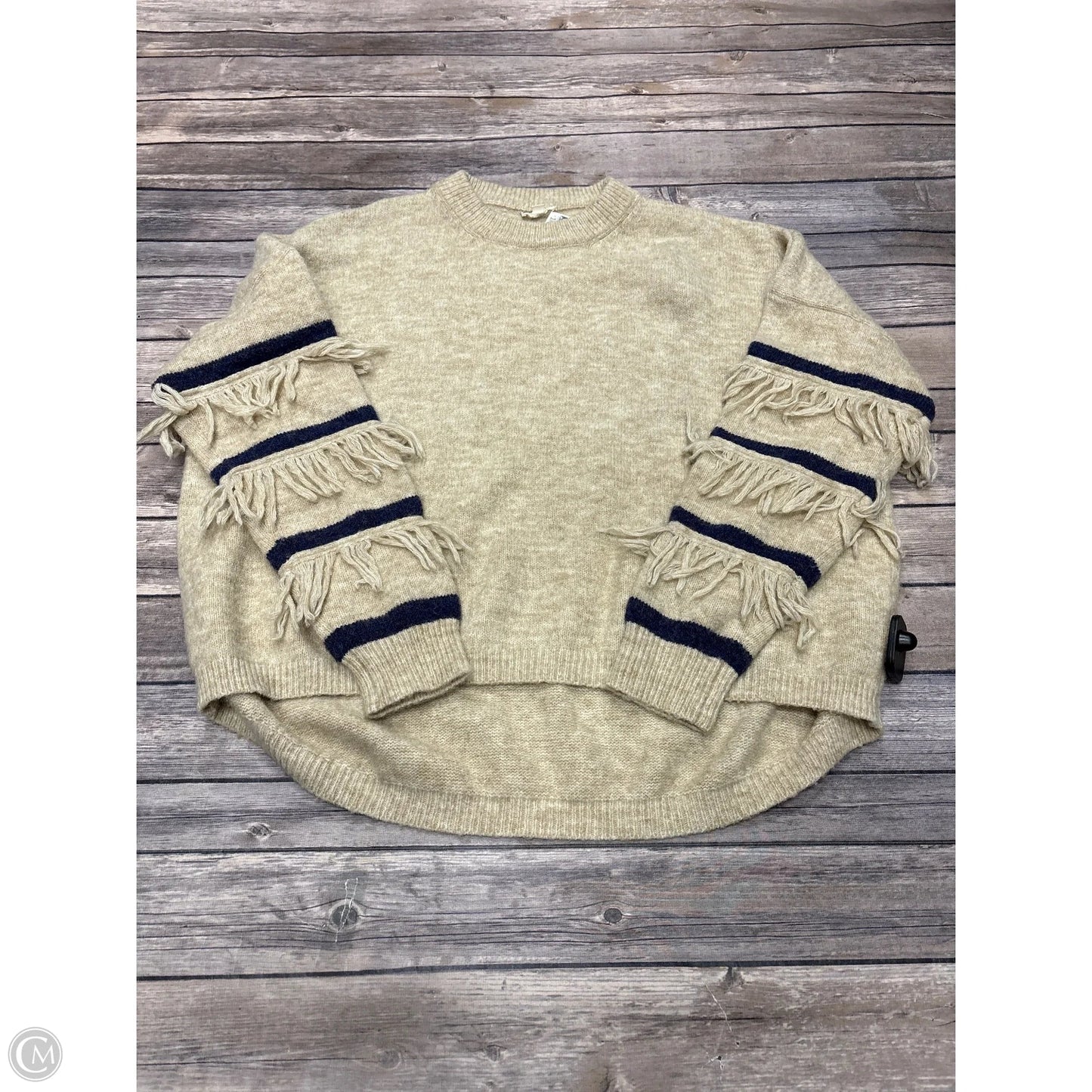 Sweater By Hem & Thread In Tan, Size: M