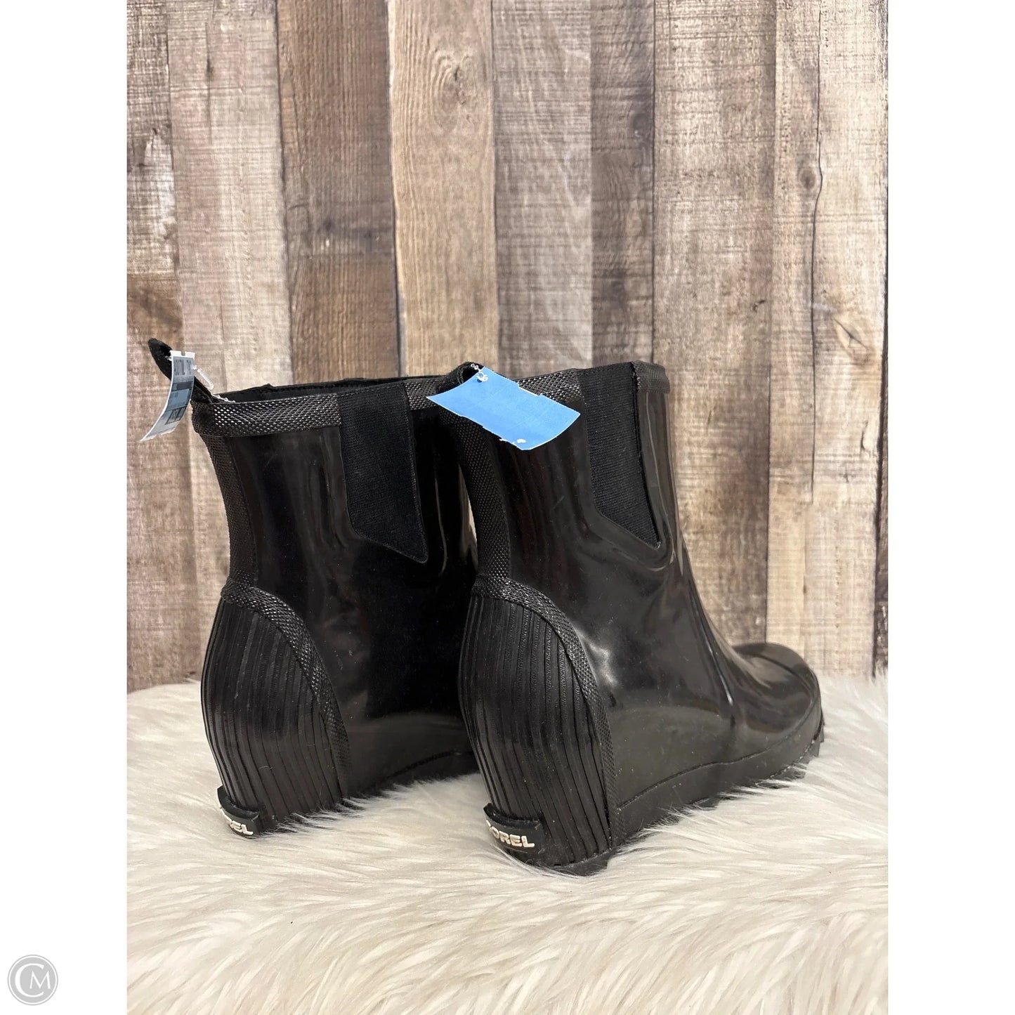 Boots Rain By Sorel In Black, Size: 10